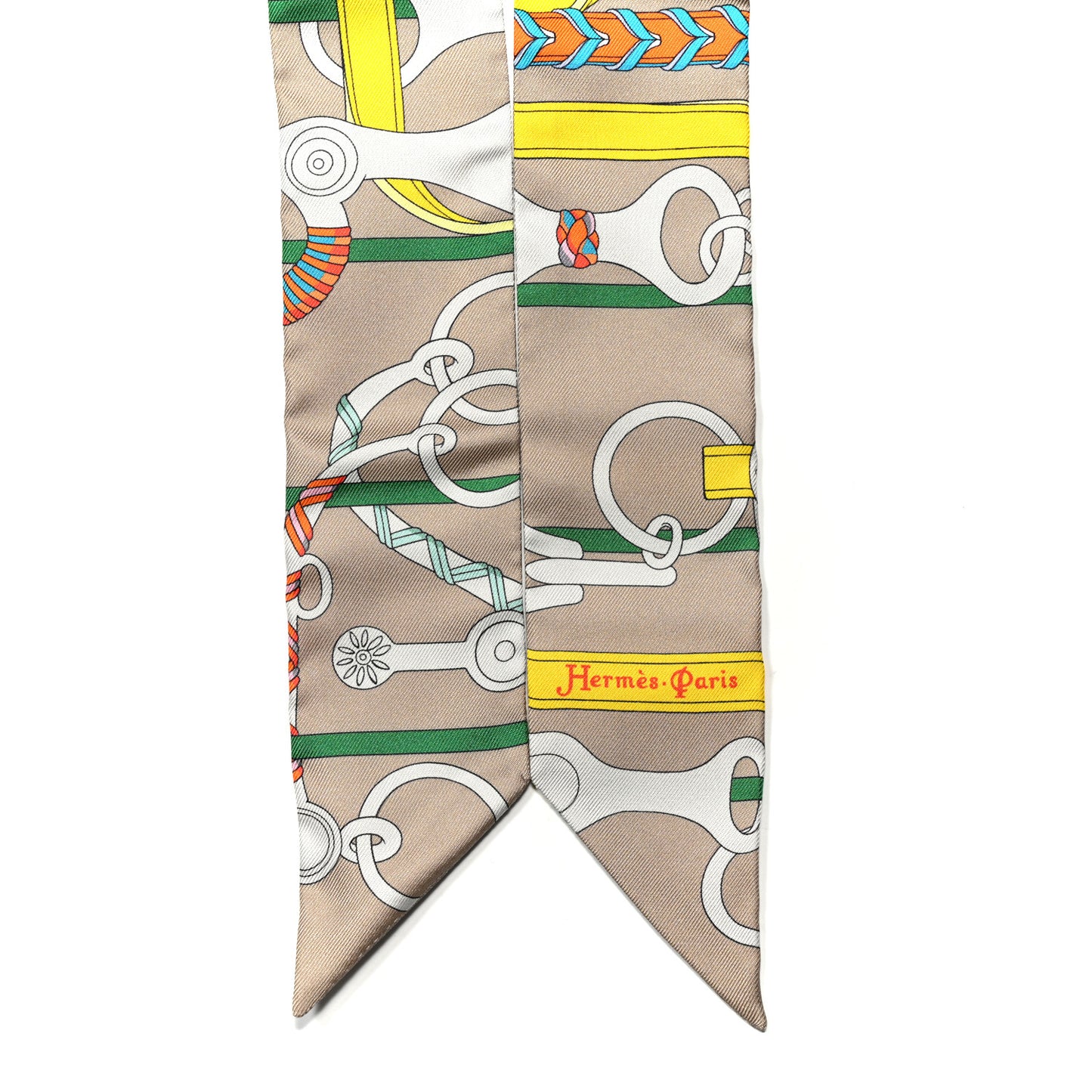 Silk Panoplie Equestre Twilly Beige Jaune Vif Or