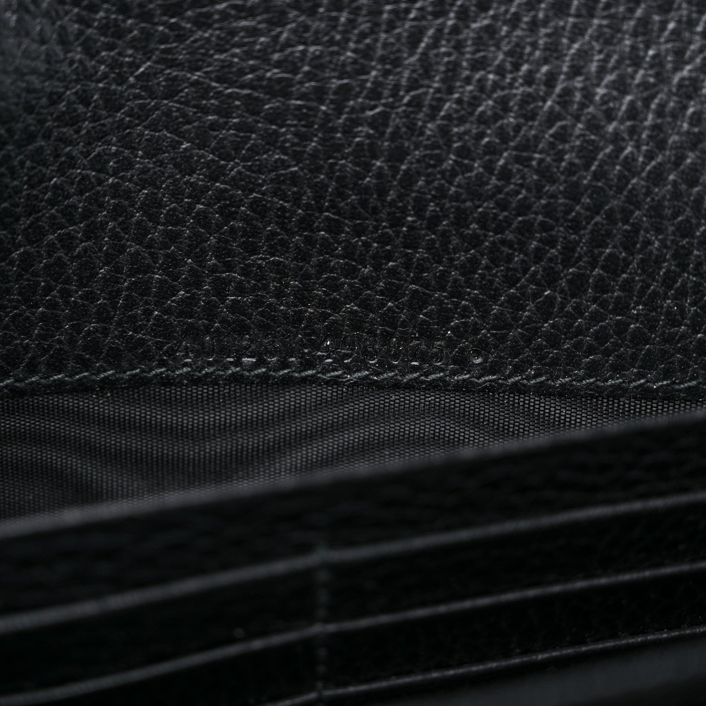 Calfskin Mini Dionysus Chain Wallet Black