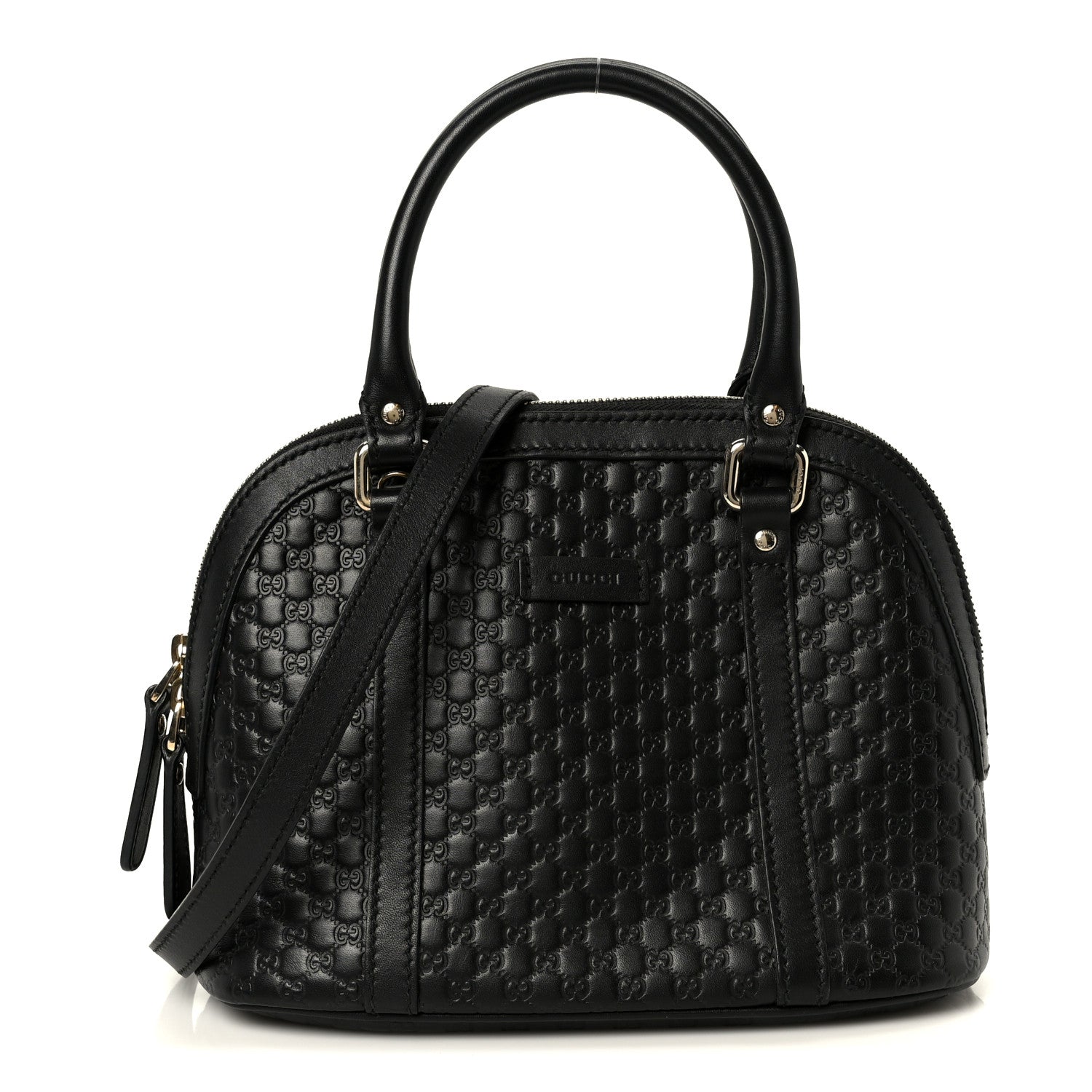 black mini dome backpack Gucci Microguccissima Mini Dome Bag Black 1857205 – FASHIONPHILE