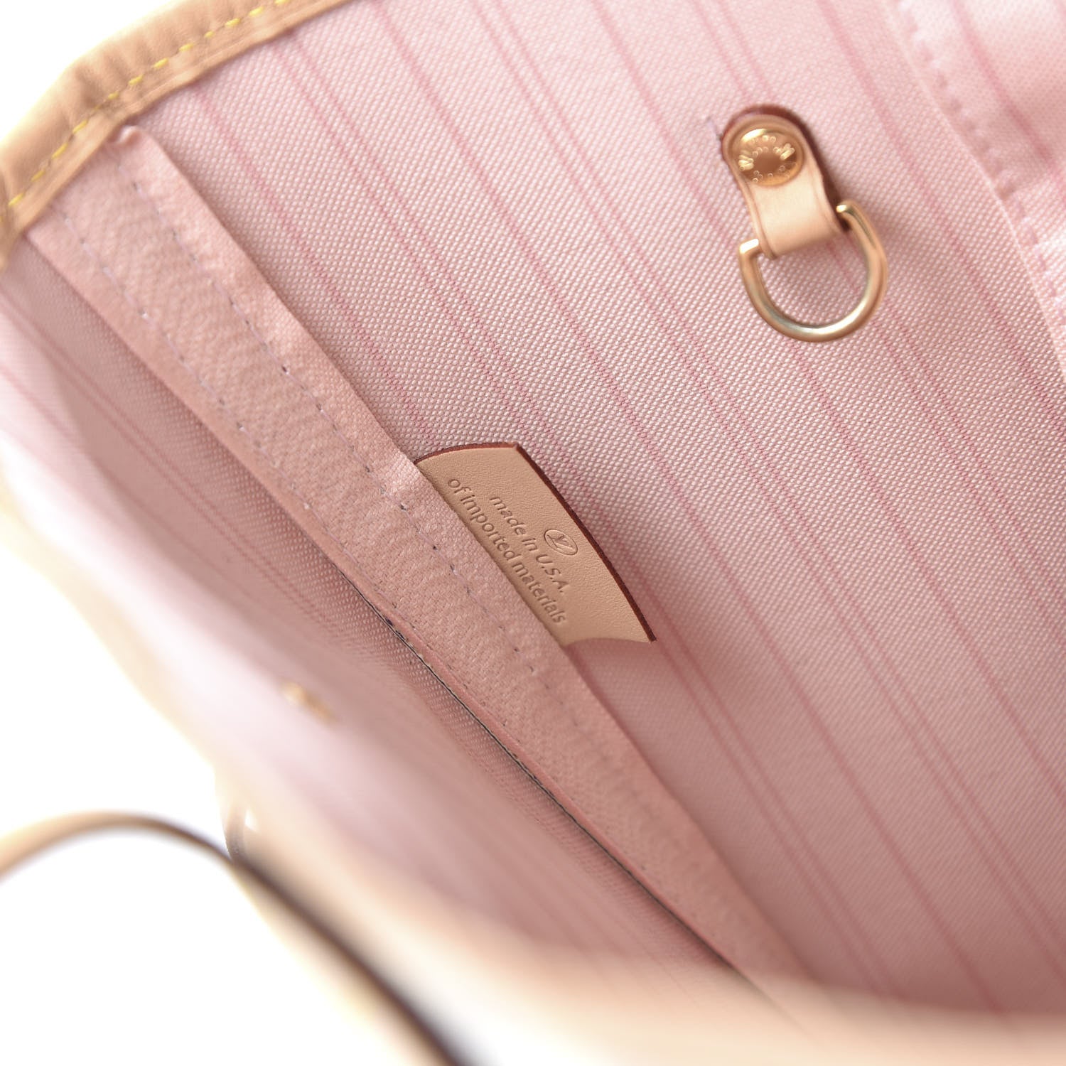 Louis Vuitton Damier Azur Neo Neverfull MM Rose Ballerine 8 of 12