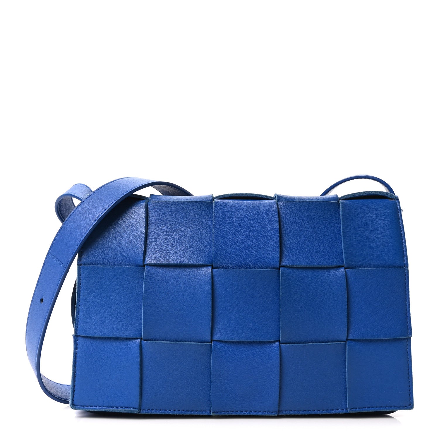 Bottega Veneta Lambskin Maxi Intrecciato Cassette Crossbody Bag