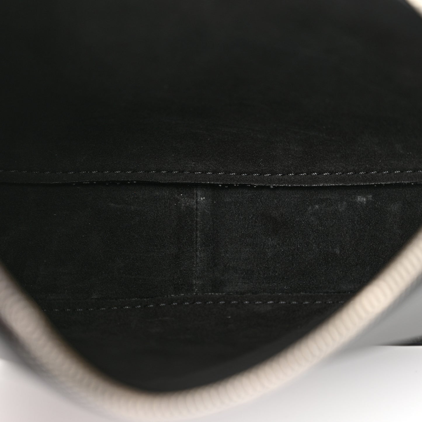 Smooth Calfskin Half Moon Shoulder Bag Black