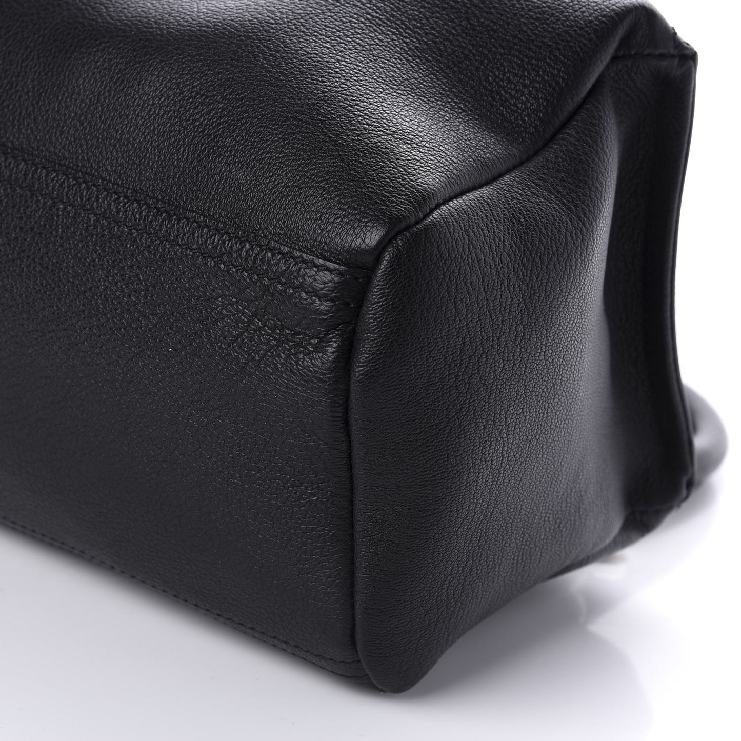 Sugar Goatskin Small Pandora Black