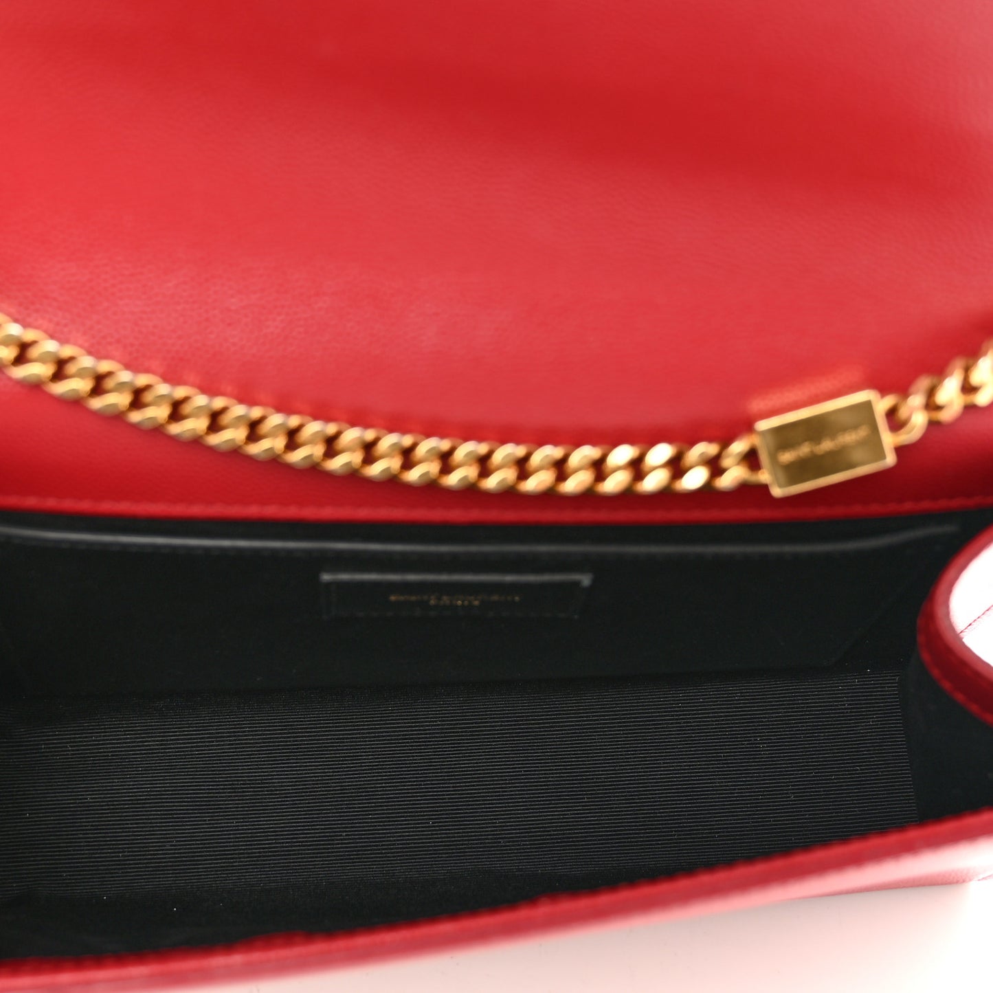 Grain De Poudre Medium Monogram Kate Satchel Rouge Eros