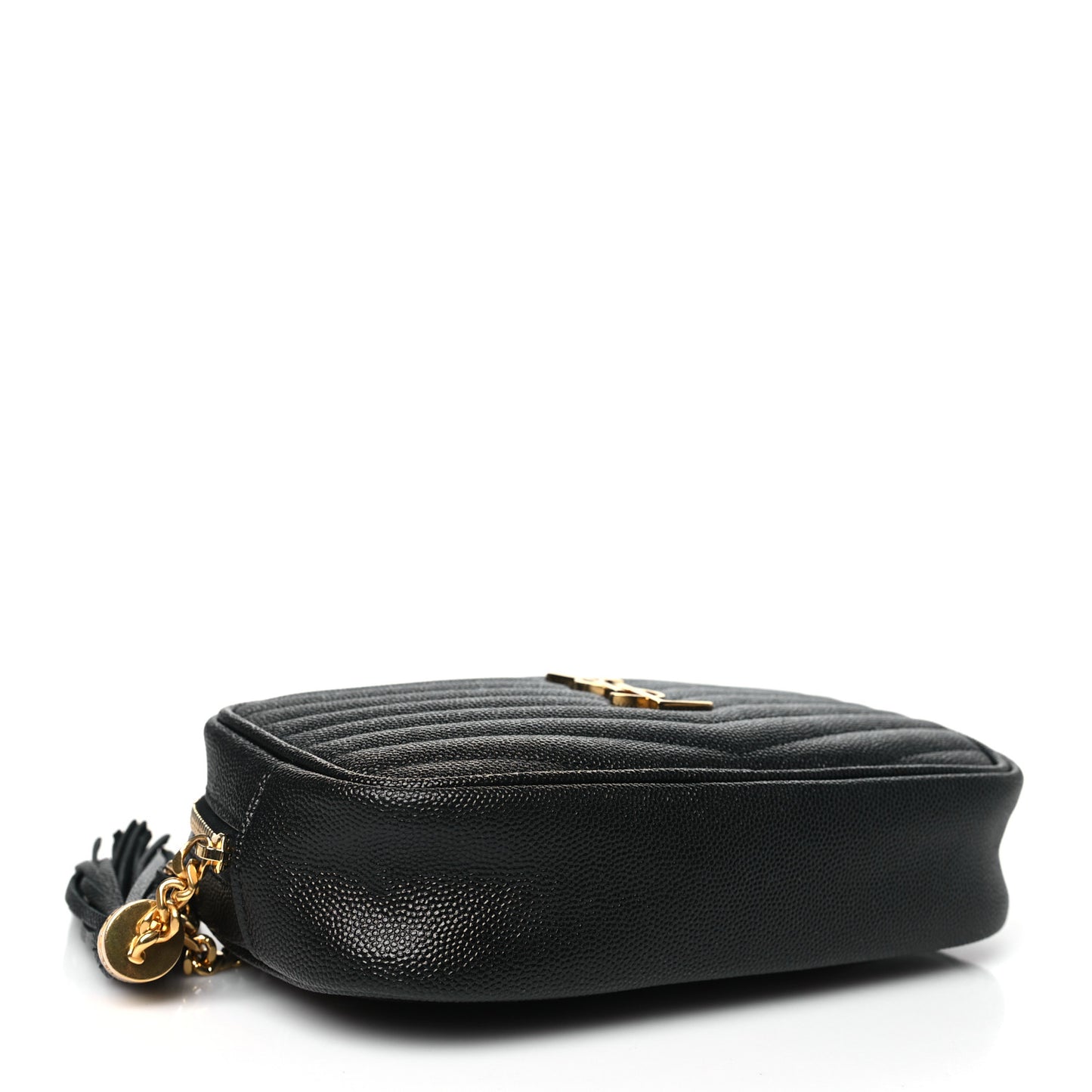 Grain De Poudre Matelasse Monogram Mini Lou Camera Bag Black