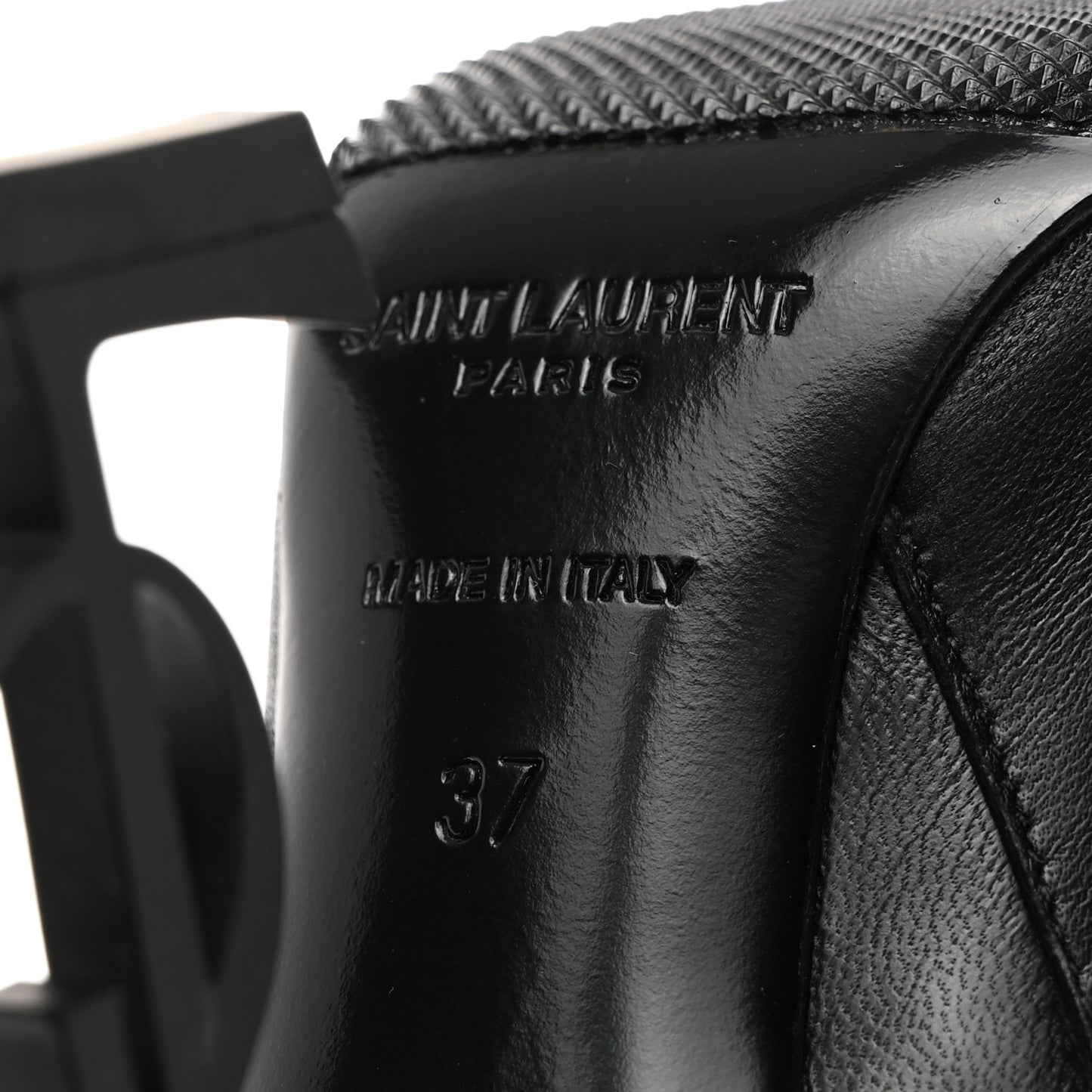 Calfskin Opyum Ankle Boots 37 Black