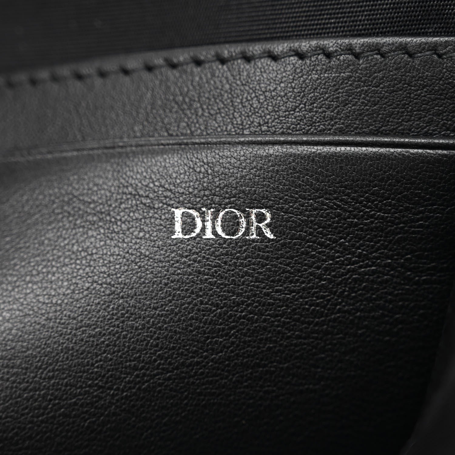 Christian Dior Oblique Pouch Navy Blue 7 of 12