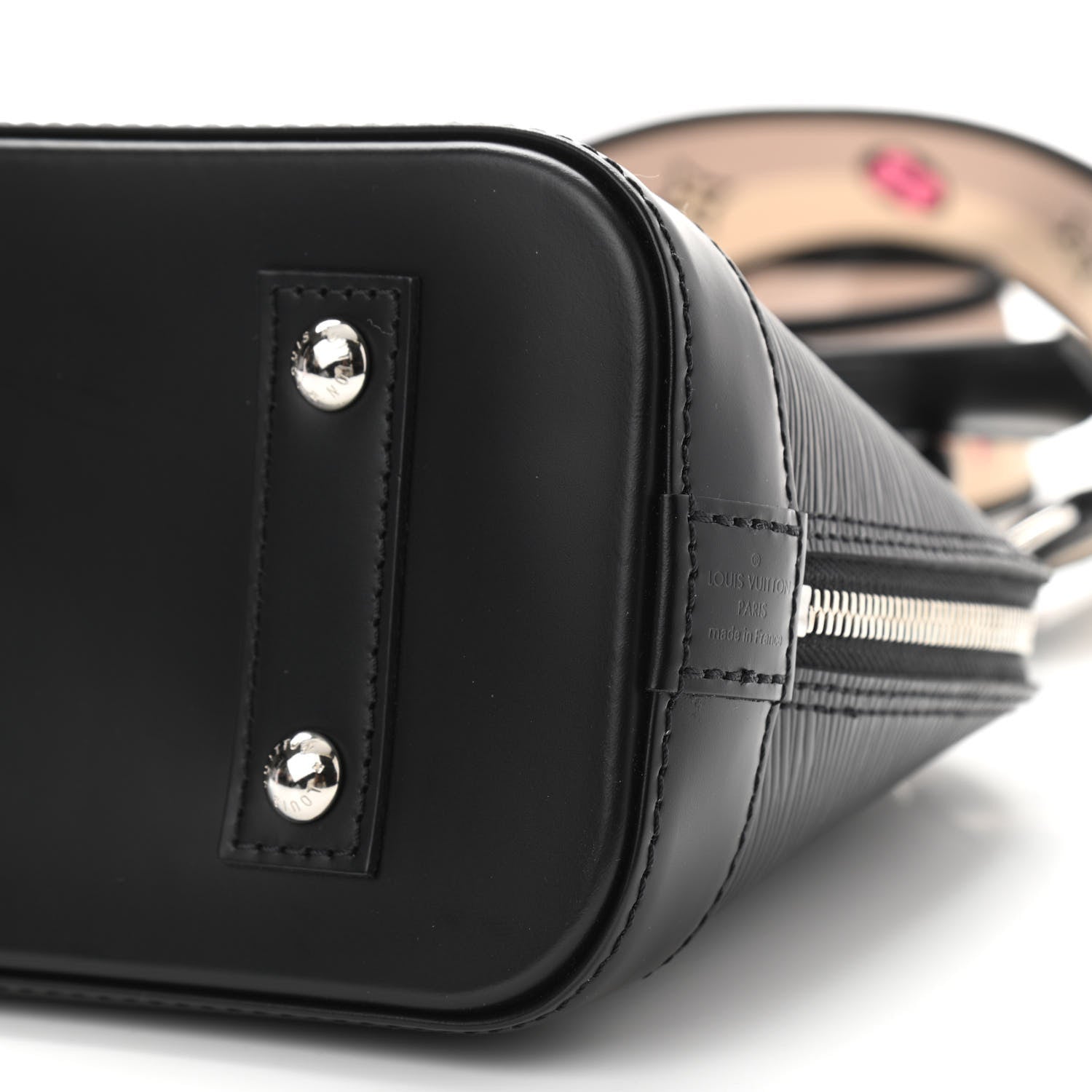 Louis Vuitton Epi Jacquard Alma BB Black 9 of 9