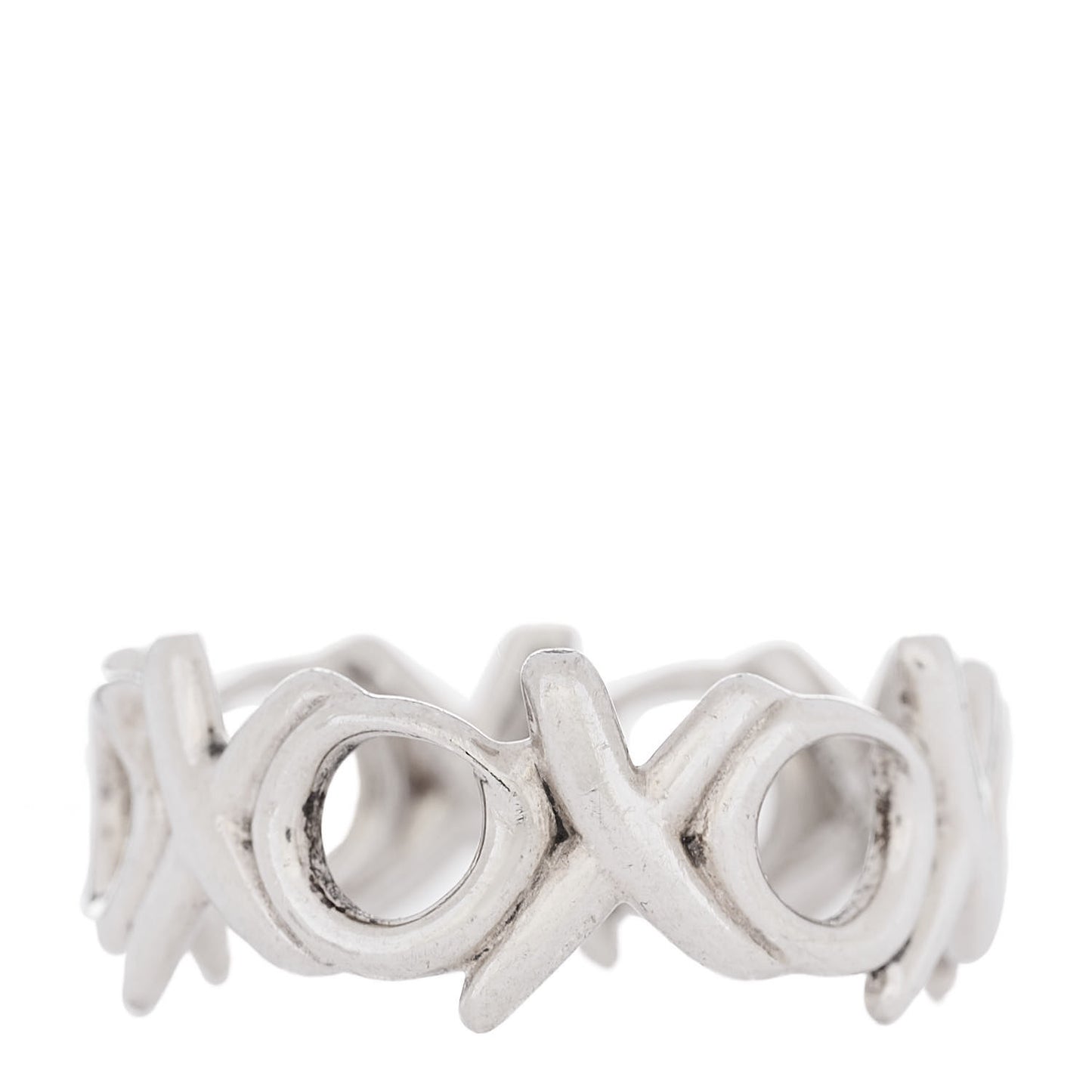 Sterling Silver Paloma Picasso XO Band Ring 54 6.75