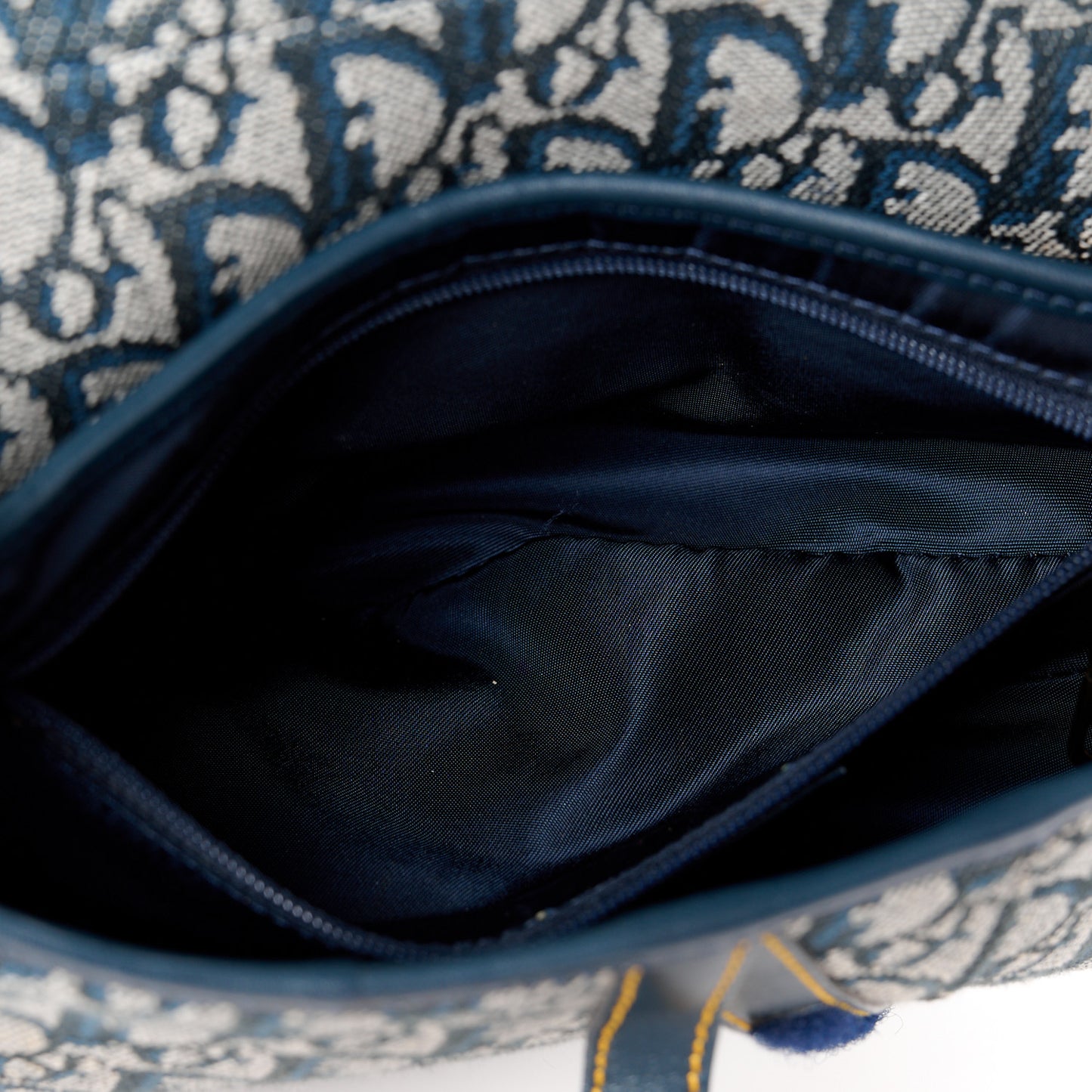 Monogram Saddle Bag Blue