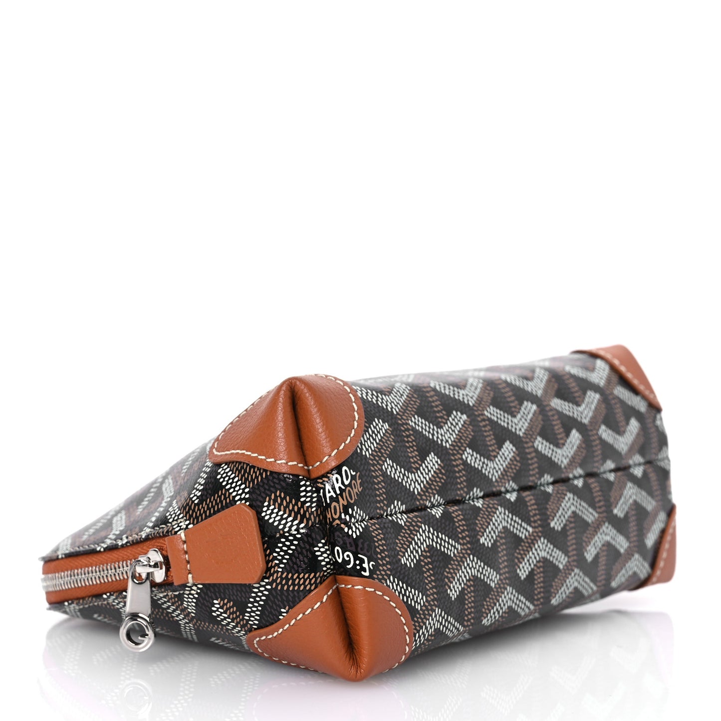 Goyardine Vendome Toiletry Pouch Black Gold