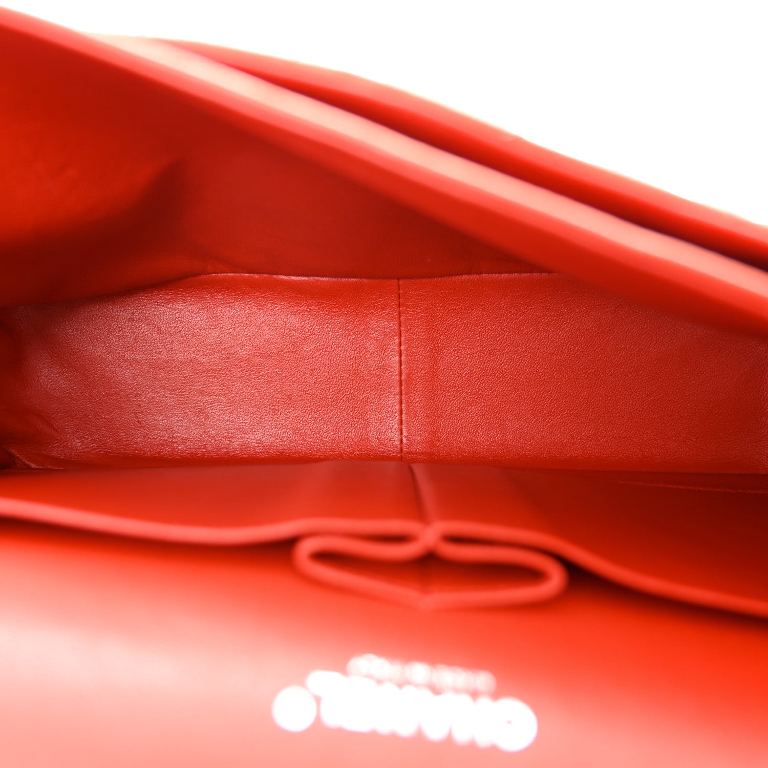 Chanel Lambskin Quilted Jumbo Double Flap Red 6 of 14