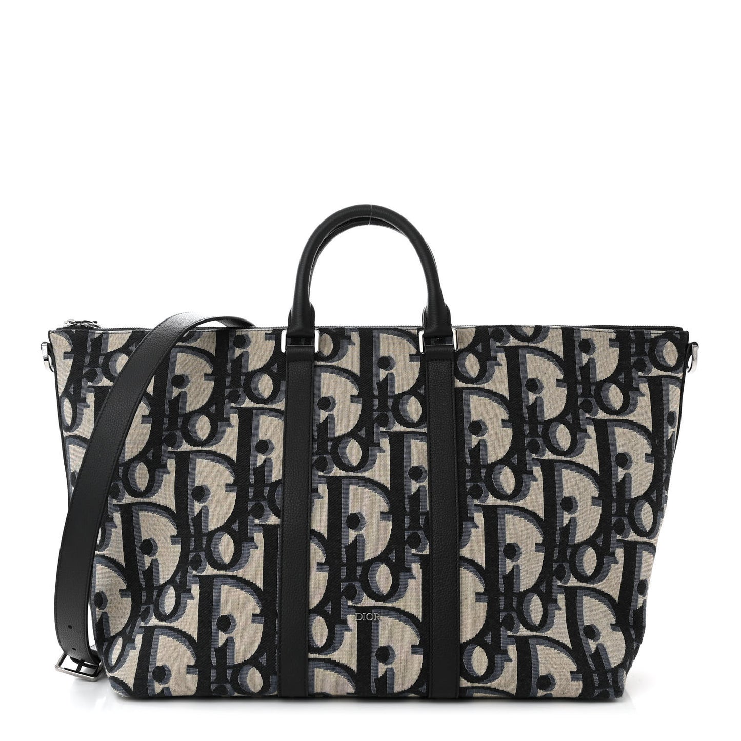 Maxi Oblique Jacquard Weekender 40 Beige Black