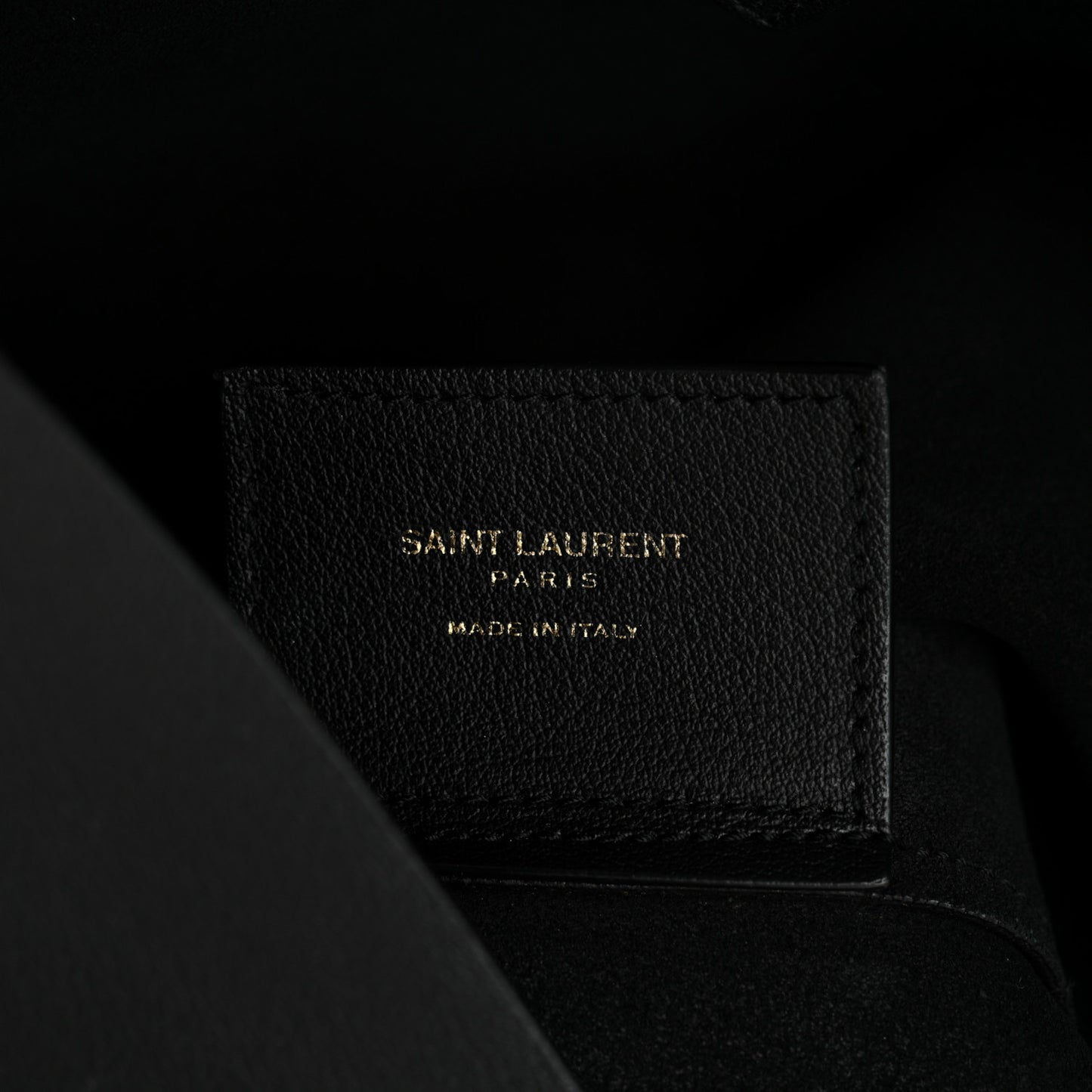Calfskin North-South Shopping Tote Black