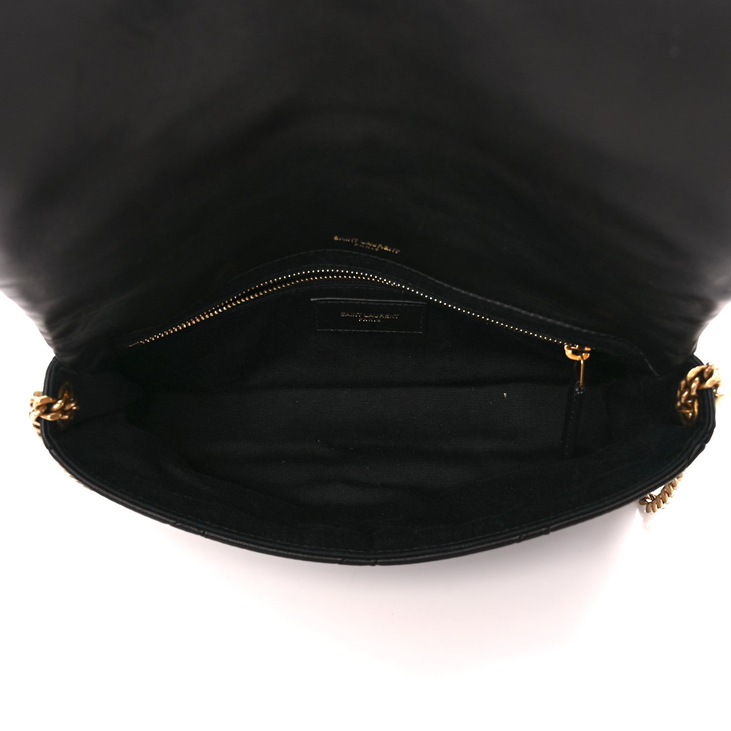Lambskin Patchwork Monogram Medium Jamie Black