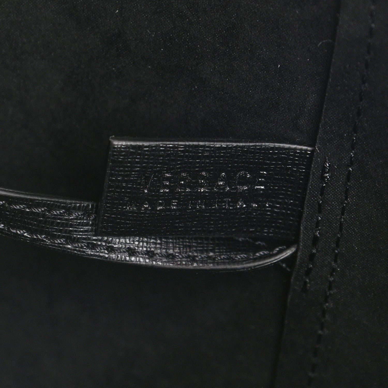 Versace Saffiano Palazzo Medusa Tote Black 7 of 10