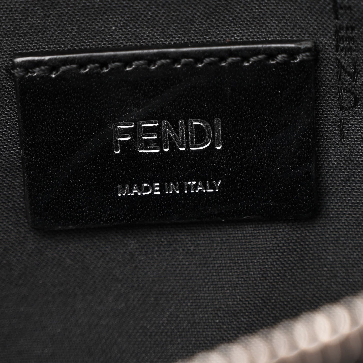 Fendi Nappa FF 1974 Embossed Belt Bag Black 6 of 15