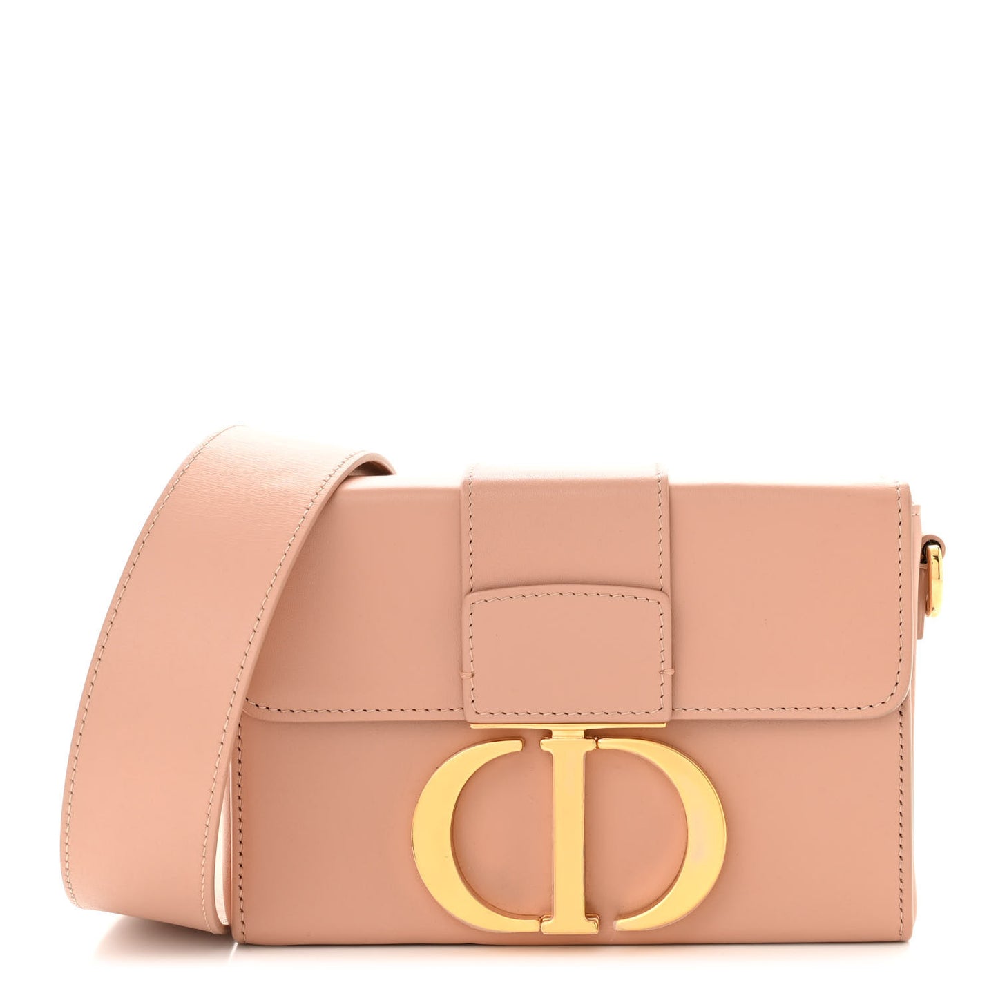 Smooth Calfskin 30 Montaigne Box Bag Pale Pink