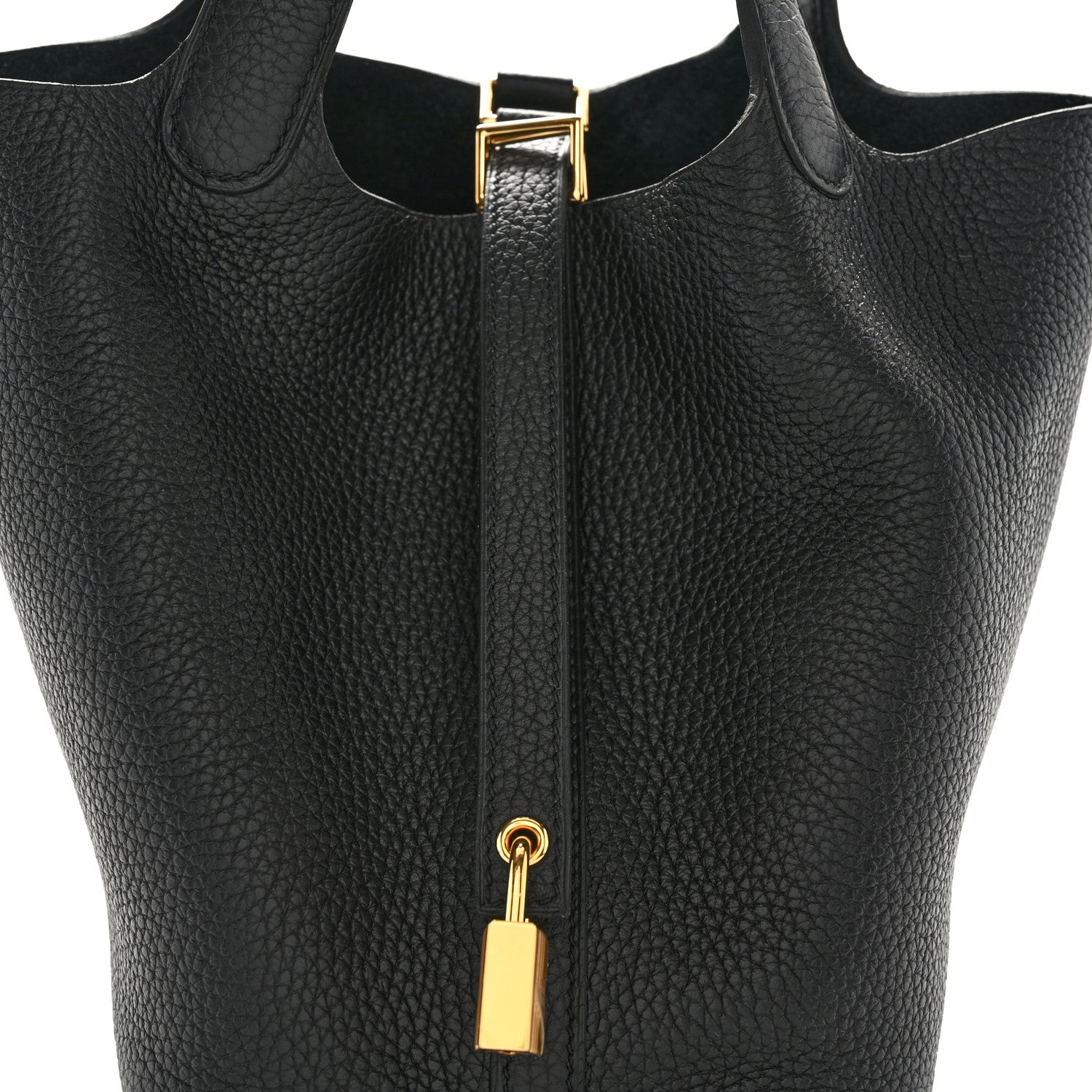 Hermes Taurillon Clemence Picotin Lock 18 PM Black 8 of 11