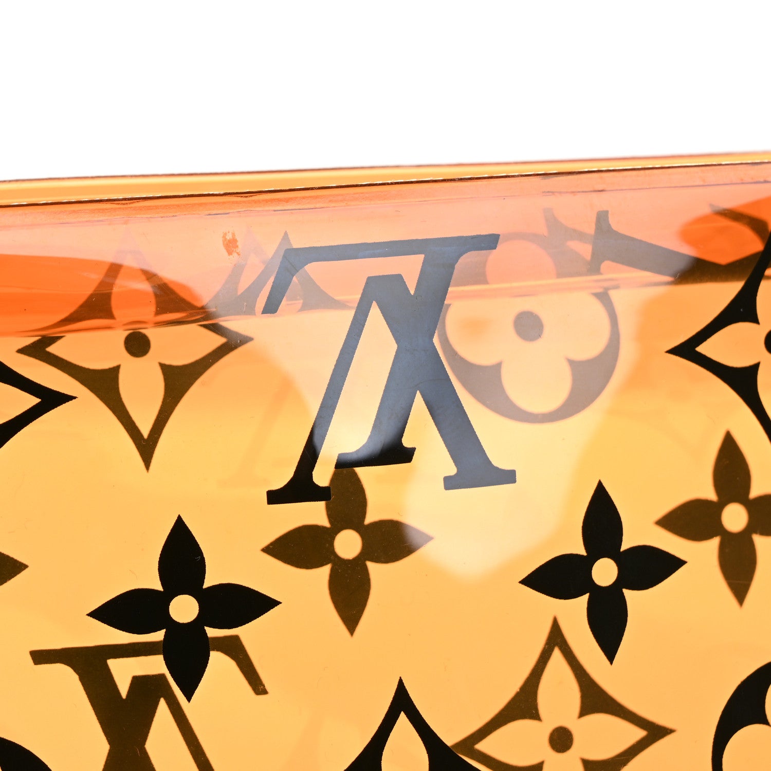Louis Vuitton PVC Monogram Printed Envelope Pouch Orange 6 of 7