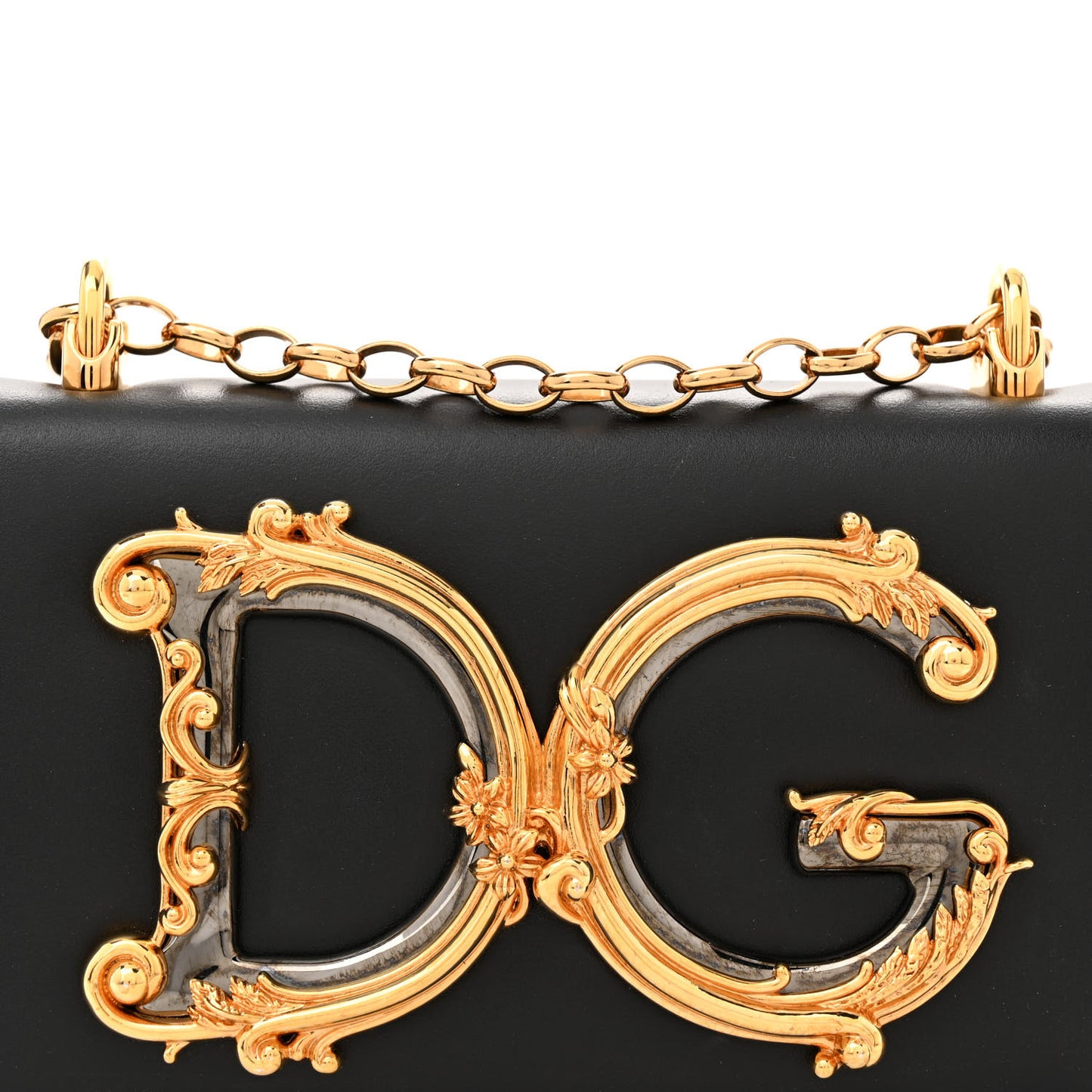 Nappa Mini DG Girls Shoulder Bag Black