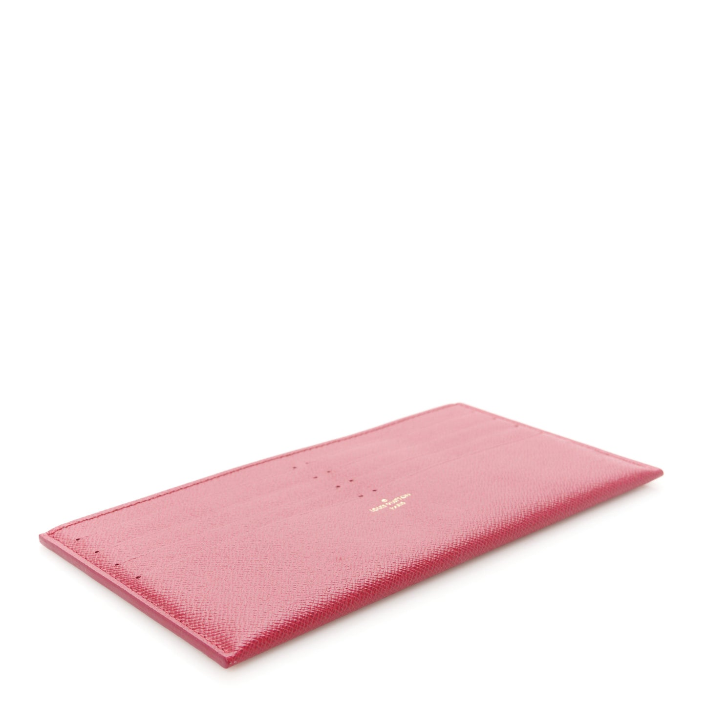Calfskin Felicie Card Holder Insert Fuchsia