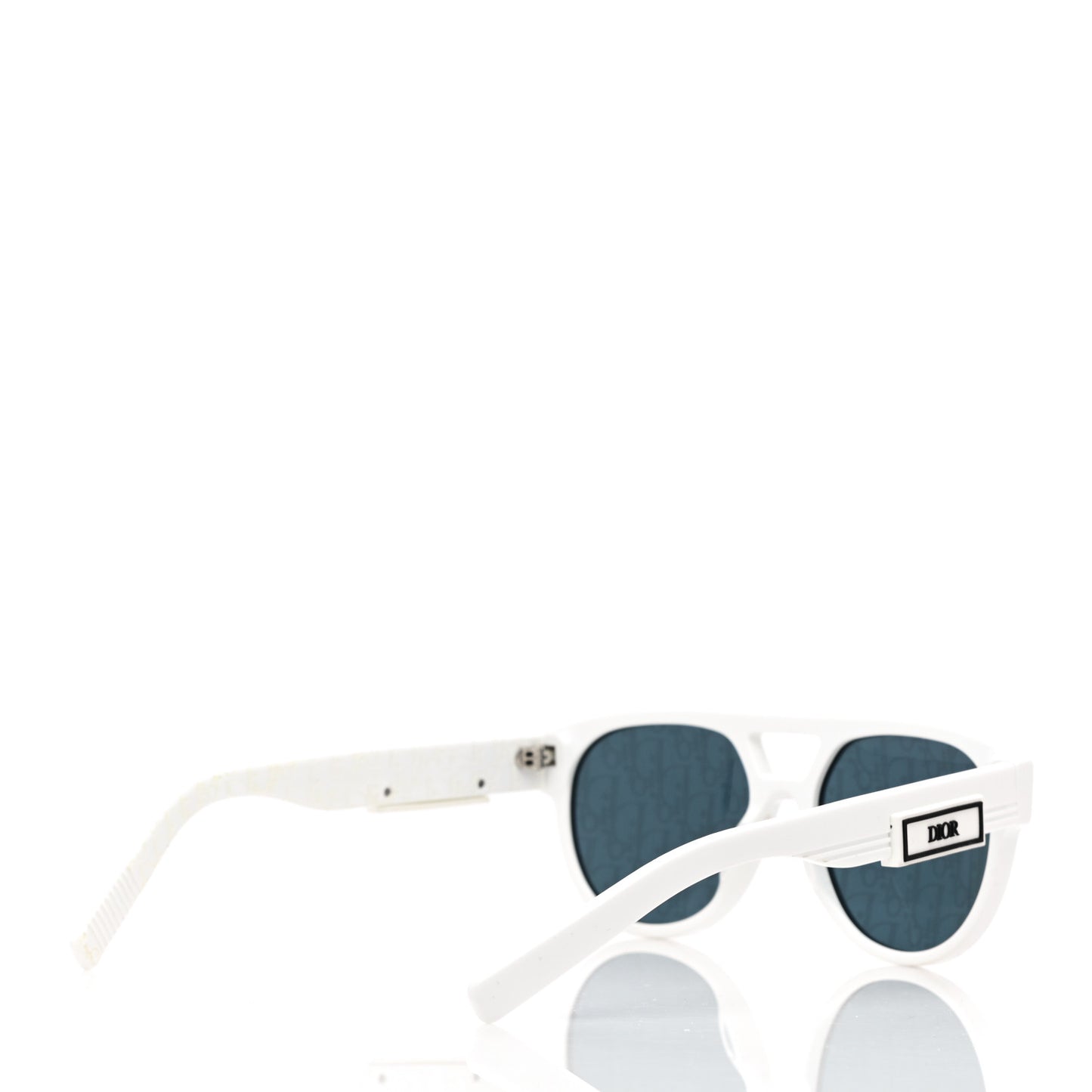 Acetate DiorB23 R1I Oblique Sunglasses White