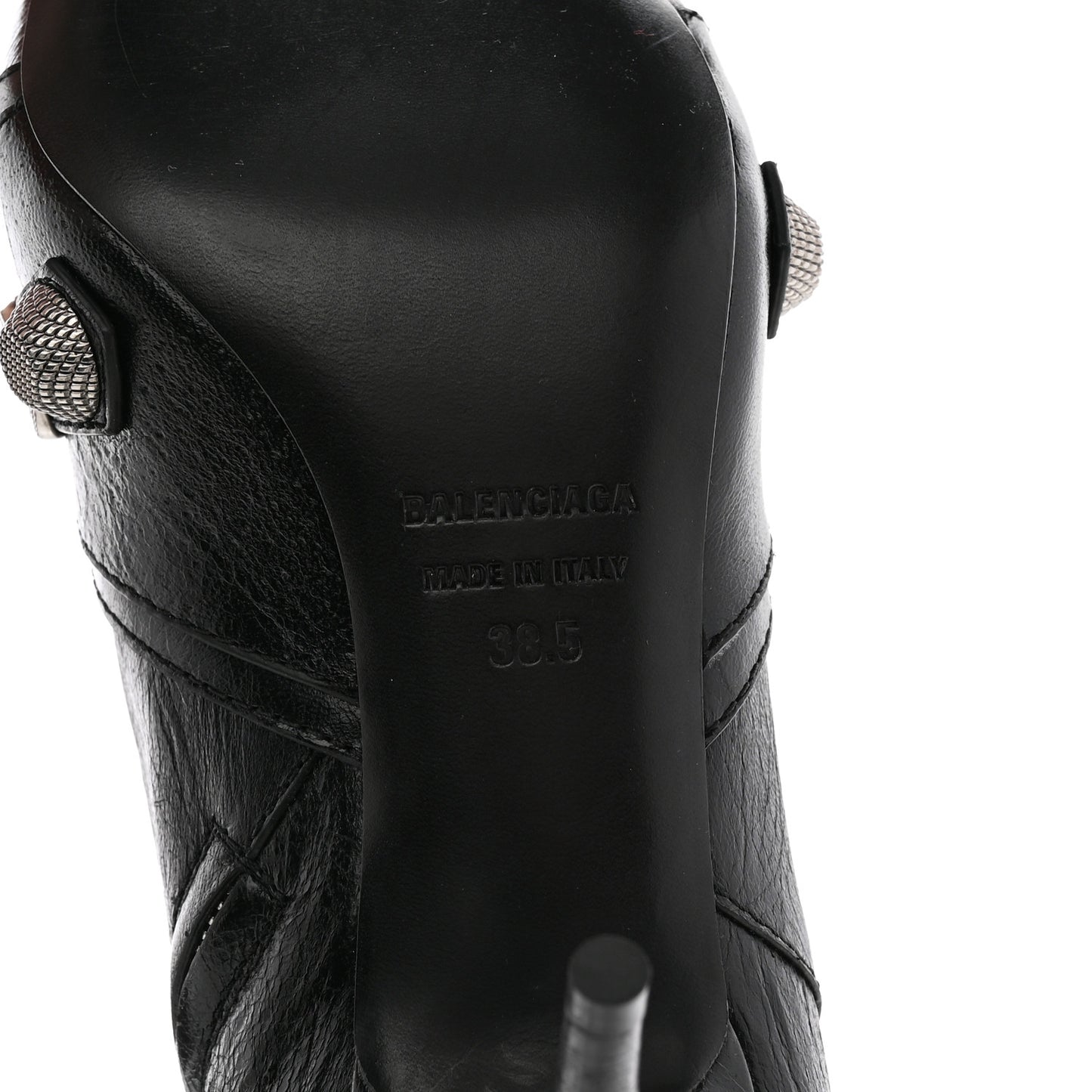 Agneau Arena Cagole 70mm Ankle Boots 38.5 Black