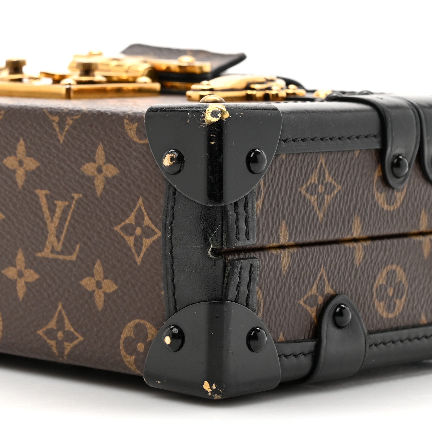 Louis Vuitton Monogram Petite Malle Black 8 of 14