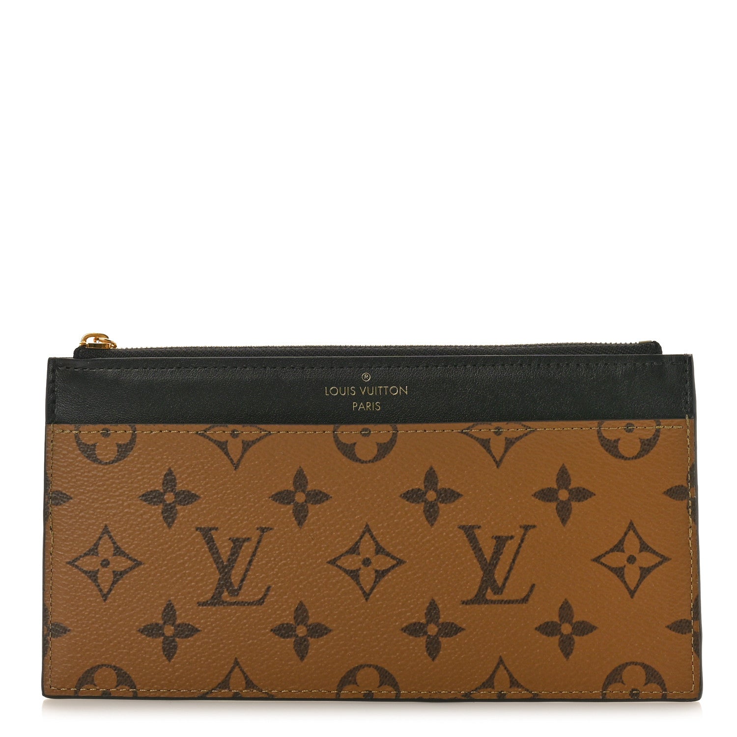 Louis Vuitton LOUIS VUITTON Reverse Monogram Slim Purse 1 of 7