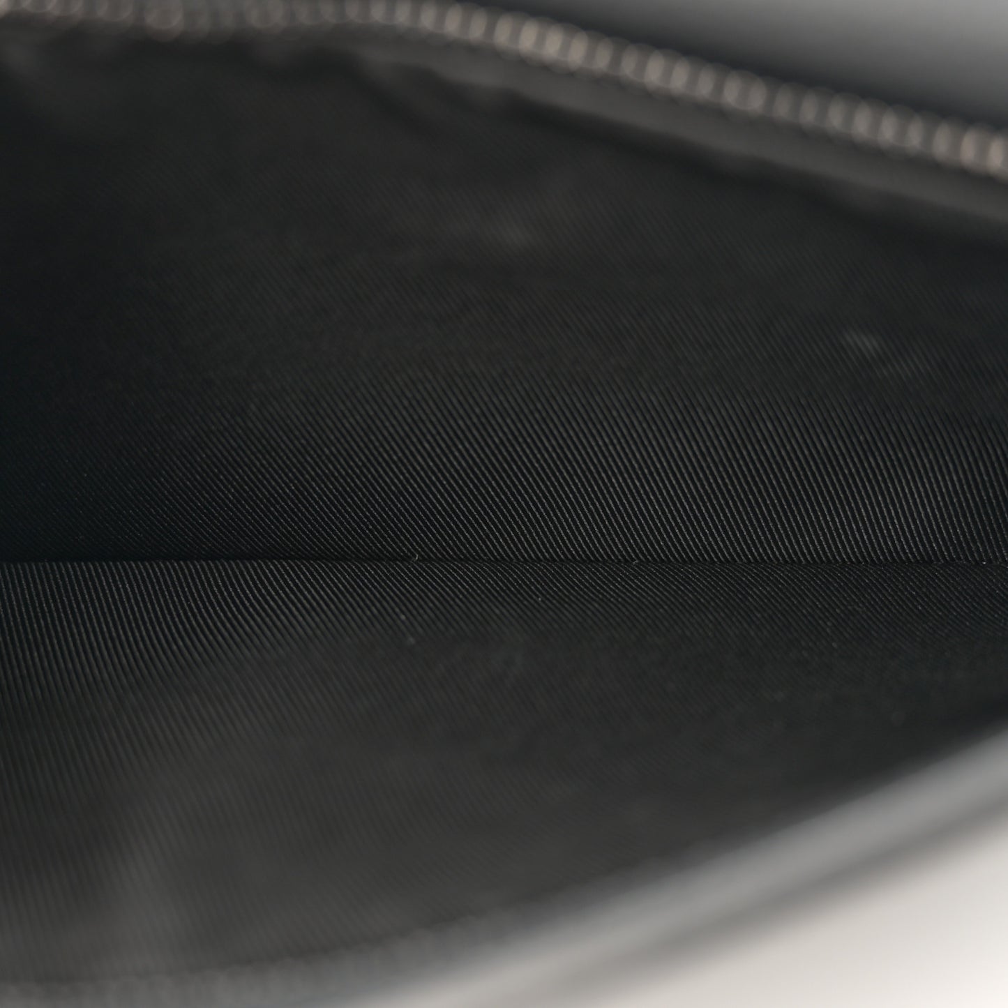 Grained Calfskin Aerogram Slingbag Black