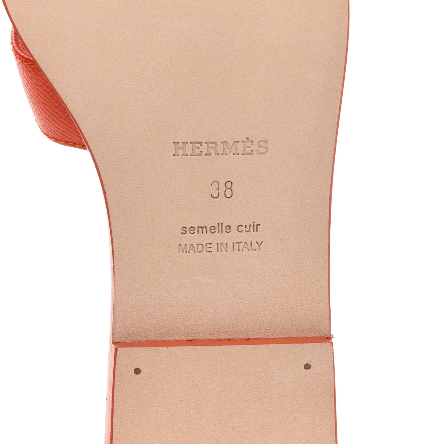 Epsom Oran Sandals 38 Orange Poppy