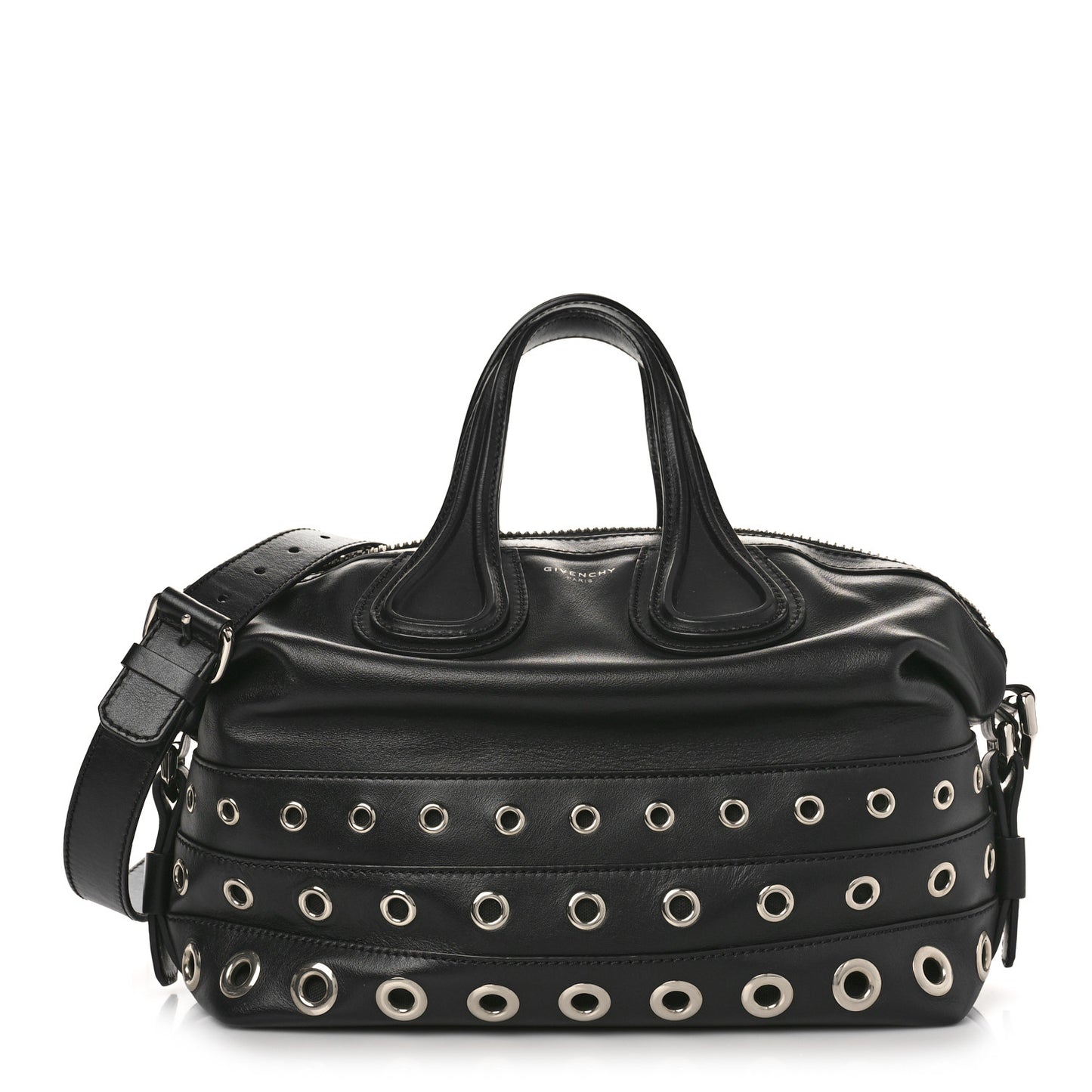 Calfskin Grommet Small Nightingale Black