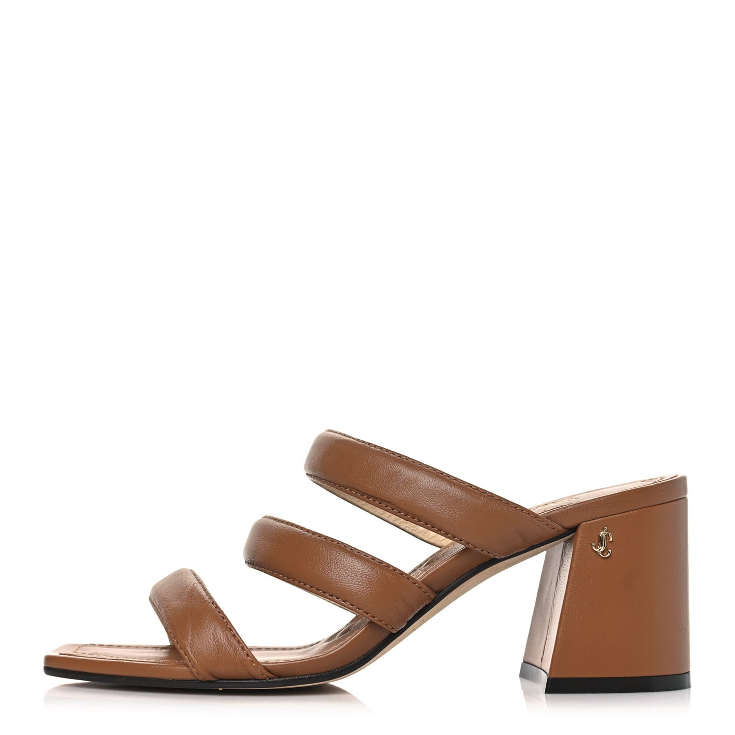 Nappa Auna 65 Mule Sandals 38.5 Brown