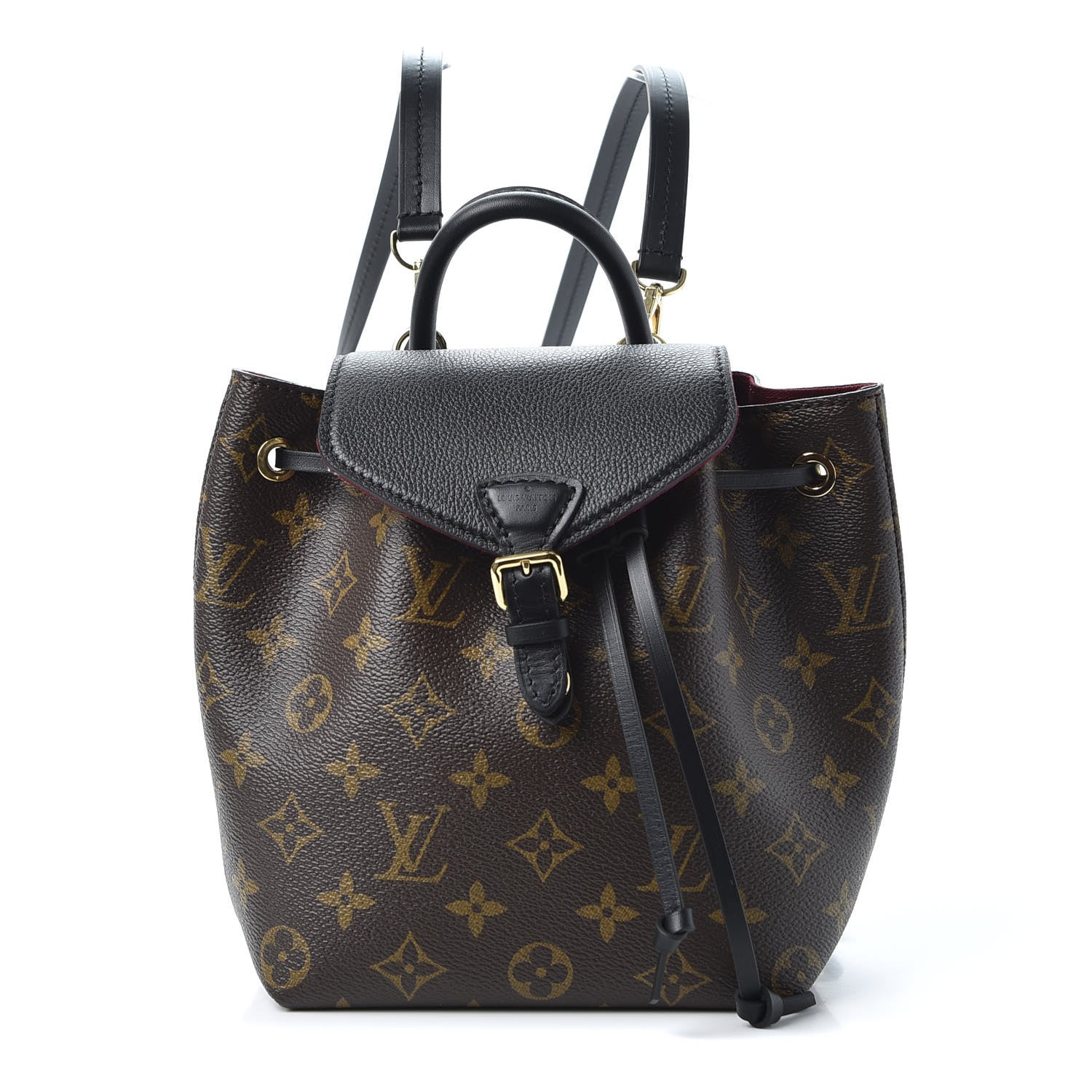 Louis Vuitton Monogram BB Montsouris NM Backpack Black 1 of 9