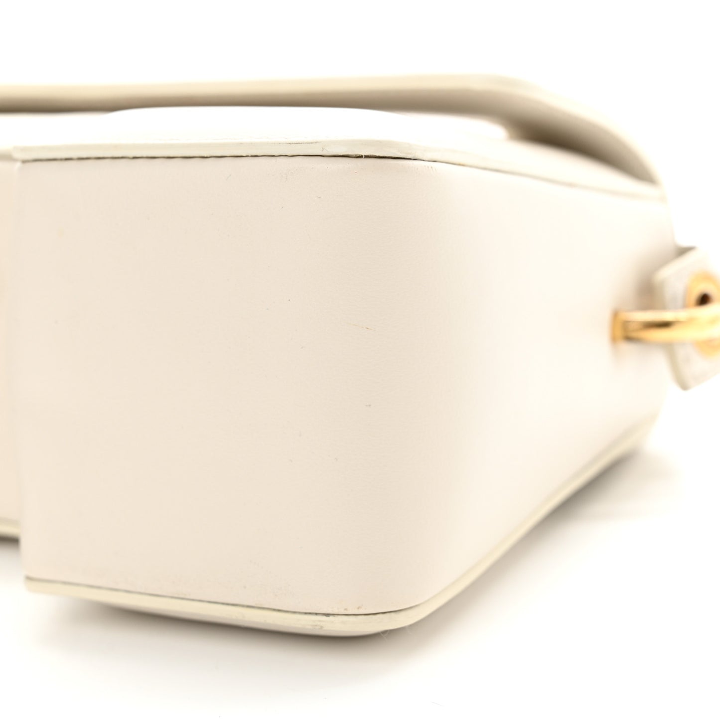 Calfskin Burrow 22 Shoulder Bag Beige