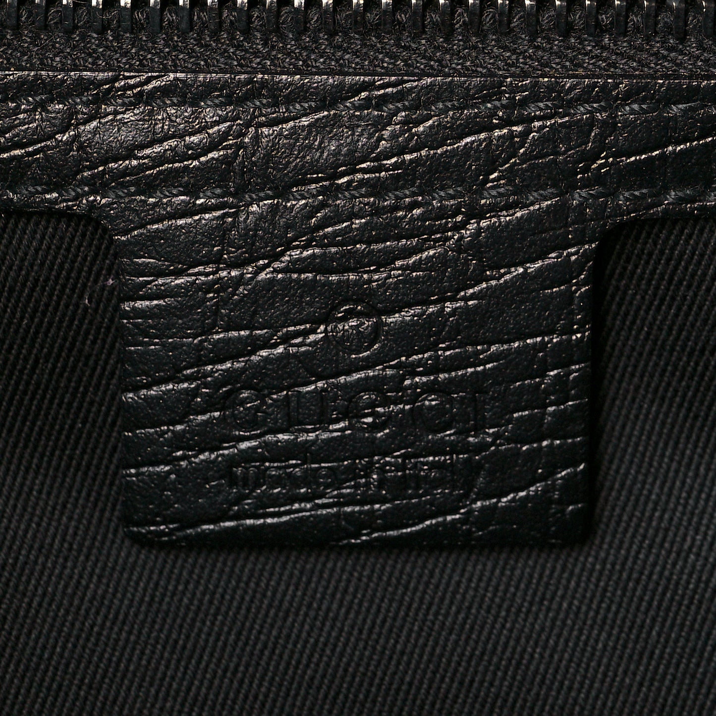 Monogram Bamboo Bullet Bag Black
