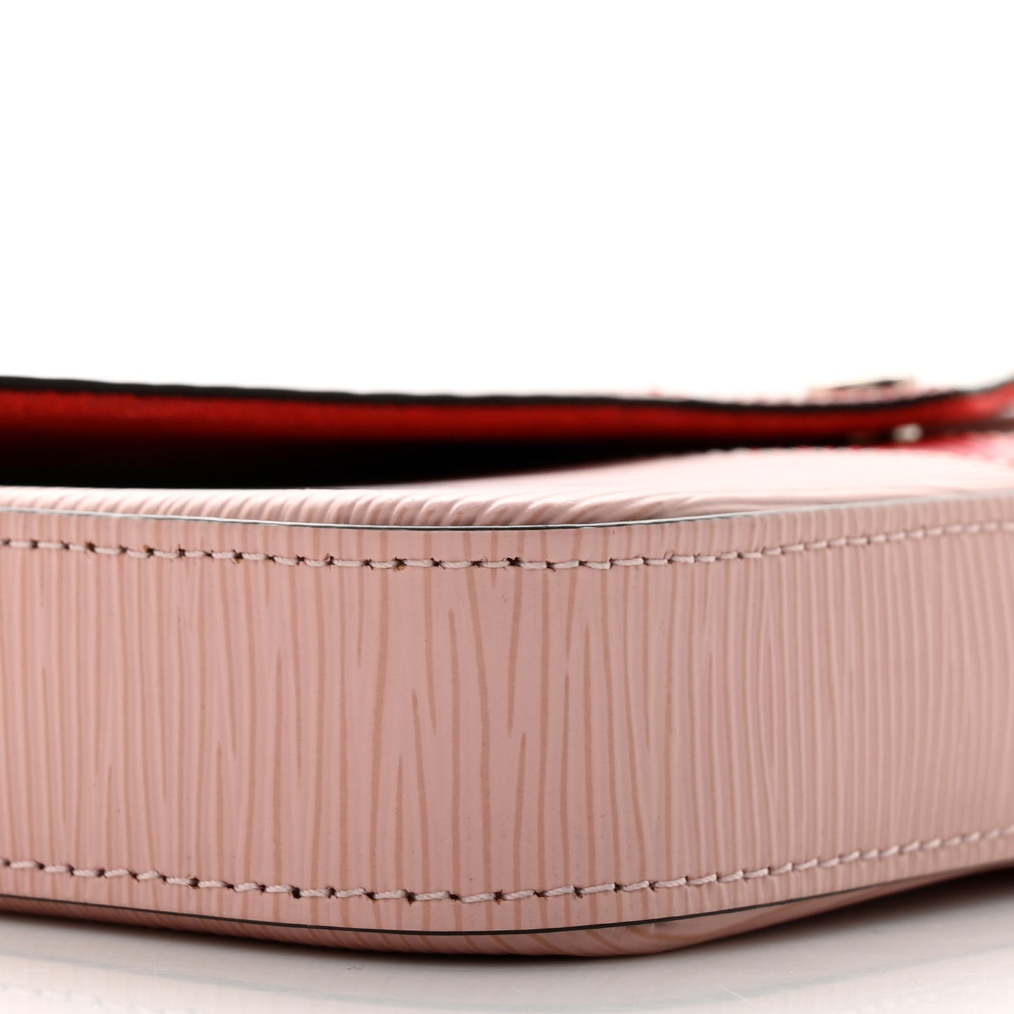 Epi Pochette Felicie Rose Ballerine Stripe