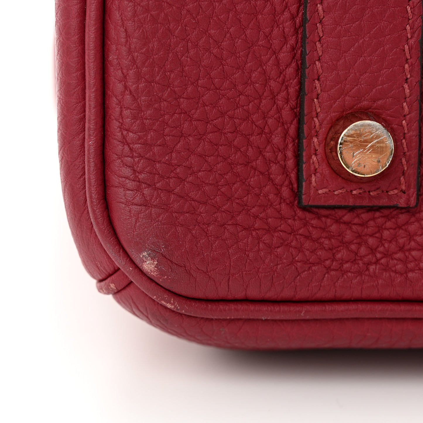 Togo Birkin 35 Rouge Grenat