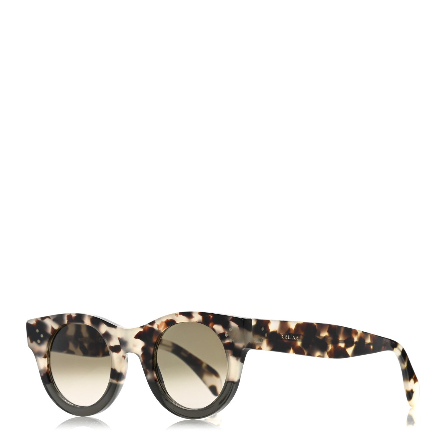 Celine Sunglasses - Spotted Havana celine cat eye s187 sunglasses in acetate - spotted Havana  main image 4