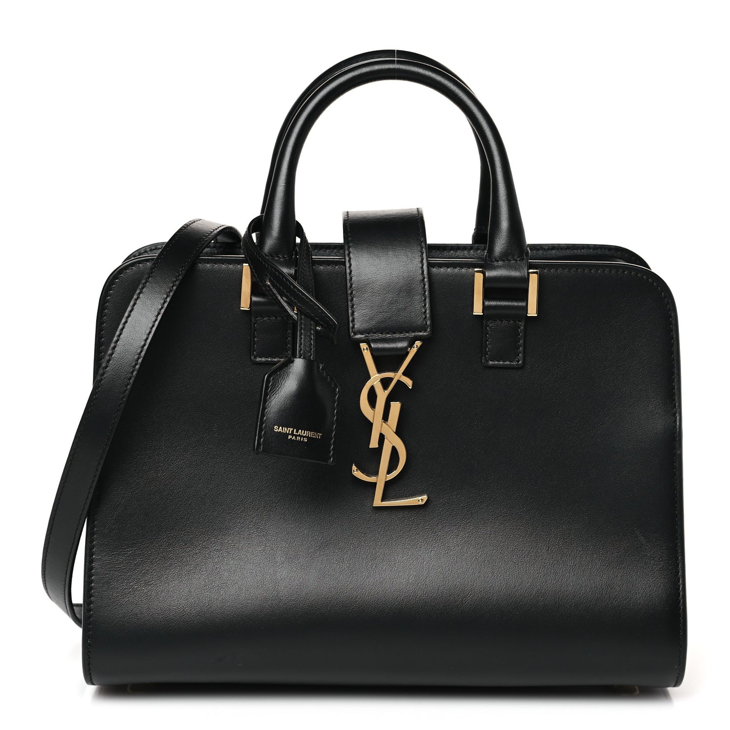 Calfskin Monogram Baby Cabas Black