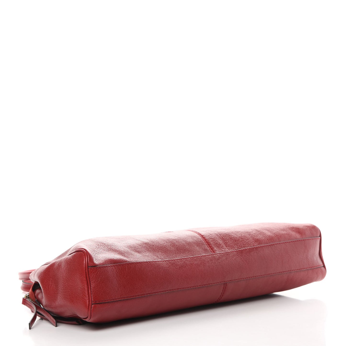 Calfskin Large Re(Belle) Top Handle Bag Red