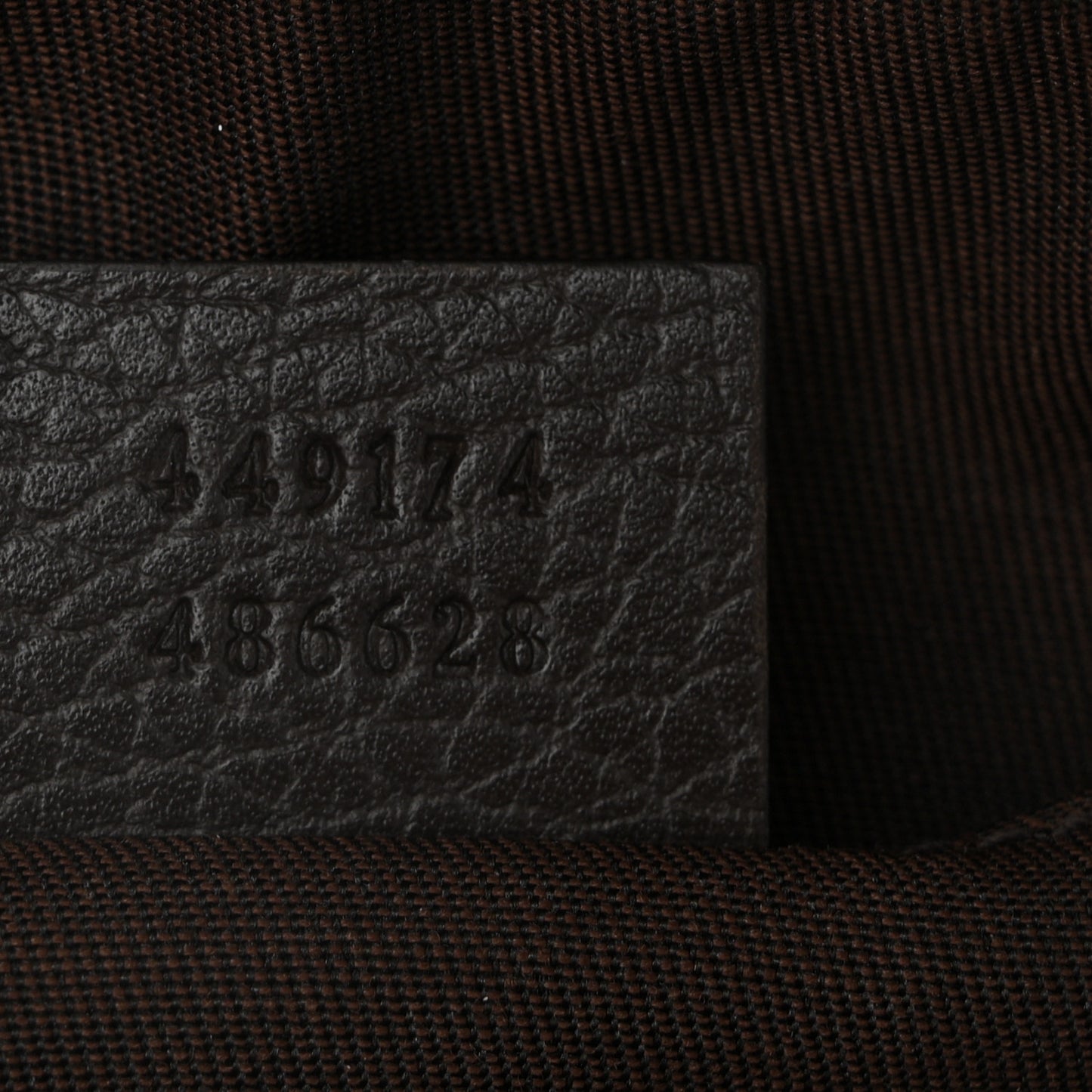 Monogram Belt Bag Dark Brown