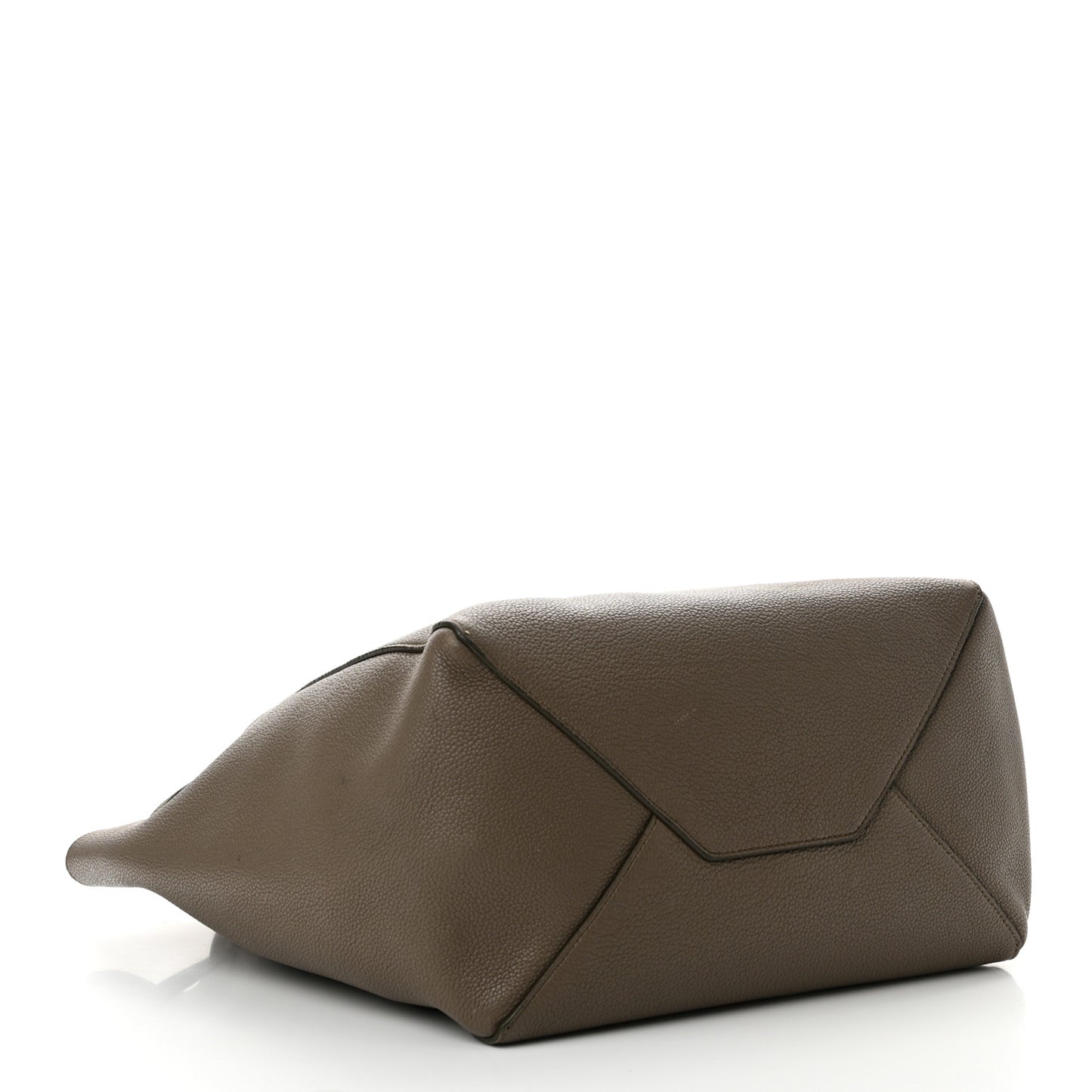 Soft Grained Calfskin Small Belt Cabas Phantom Taupe