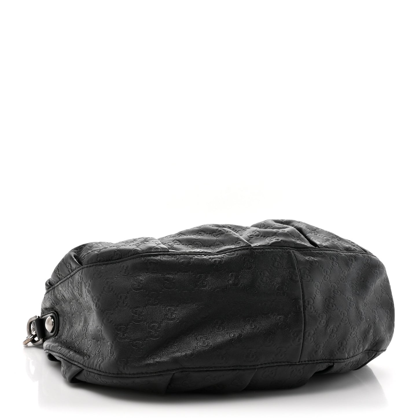 Guccissima Medium Icon Bit Shoulder Bag Black