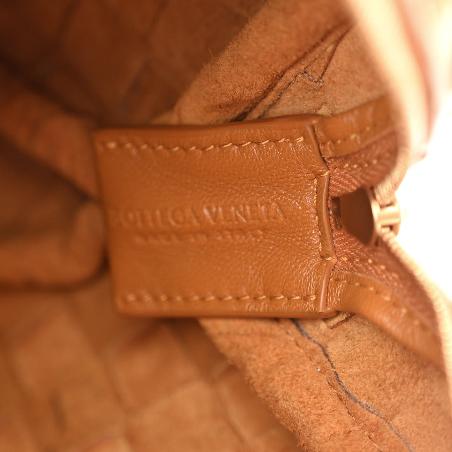 Nappa Intrecciato Small Loop Camera Bag Cob