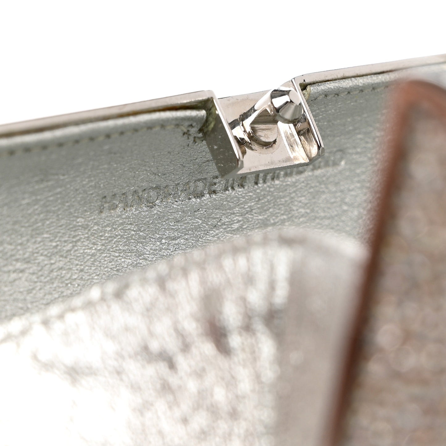 Crystal Minaudiere Clutch Black Silver