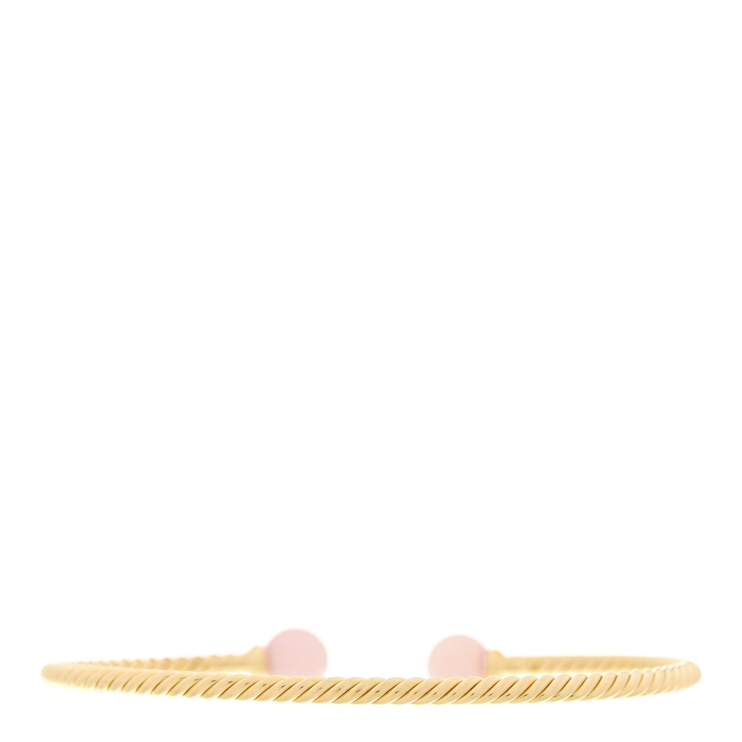 18K Yellow Gold Pink Opal 7mm Solari Bracelet