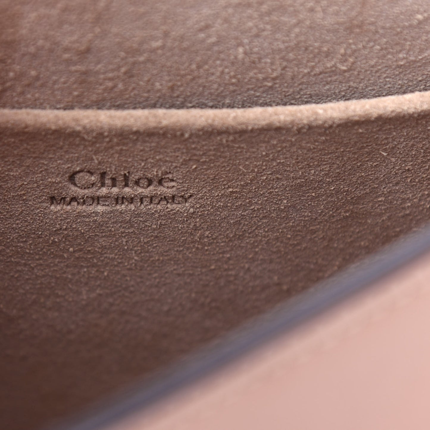 Calfskin Suede Medium Nile Bracelet Bag Biscotti Beige