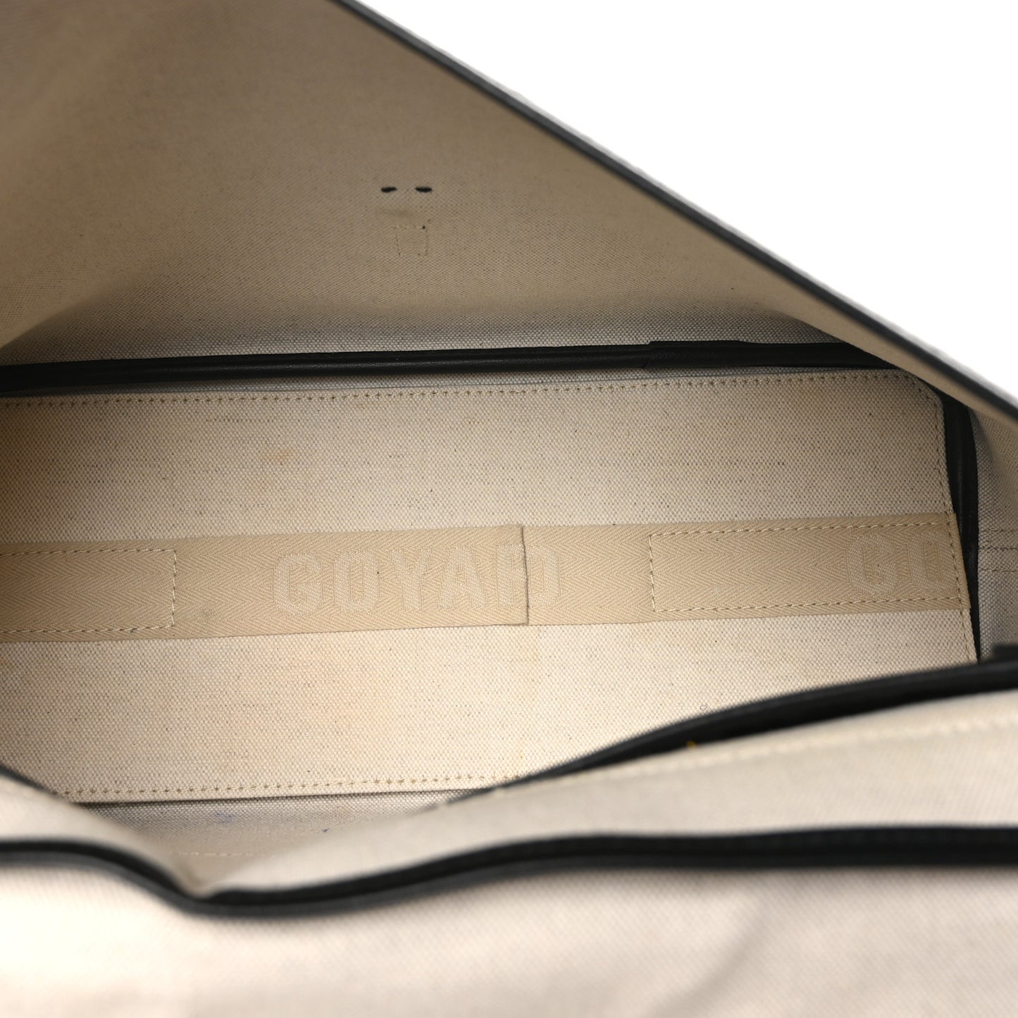 Goyardine Capetien Messenger Bag Black
